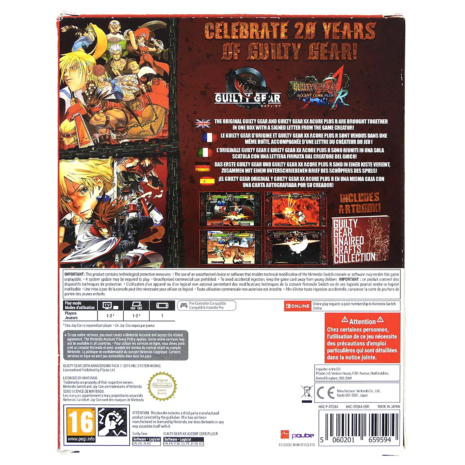 Guilty Gear 20th Anniversary [Day One Edition] [PAL] (Nintendo Switch) - Image 2