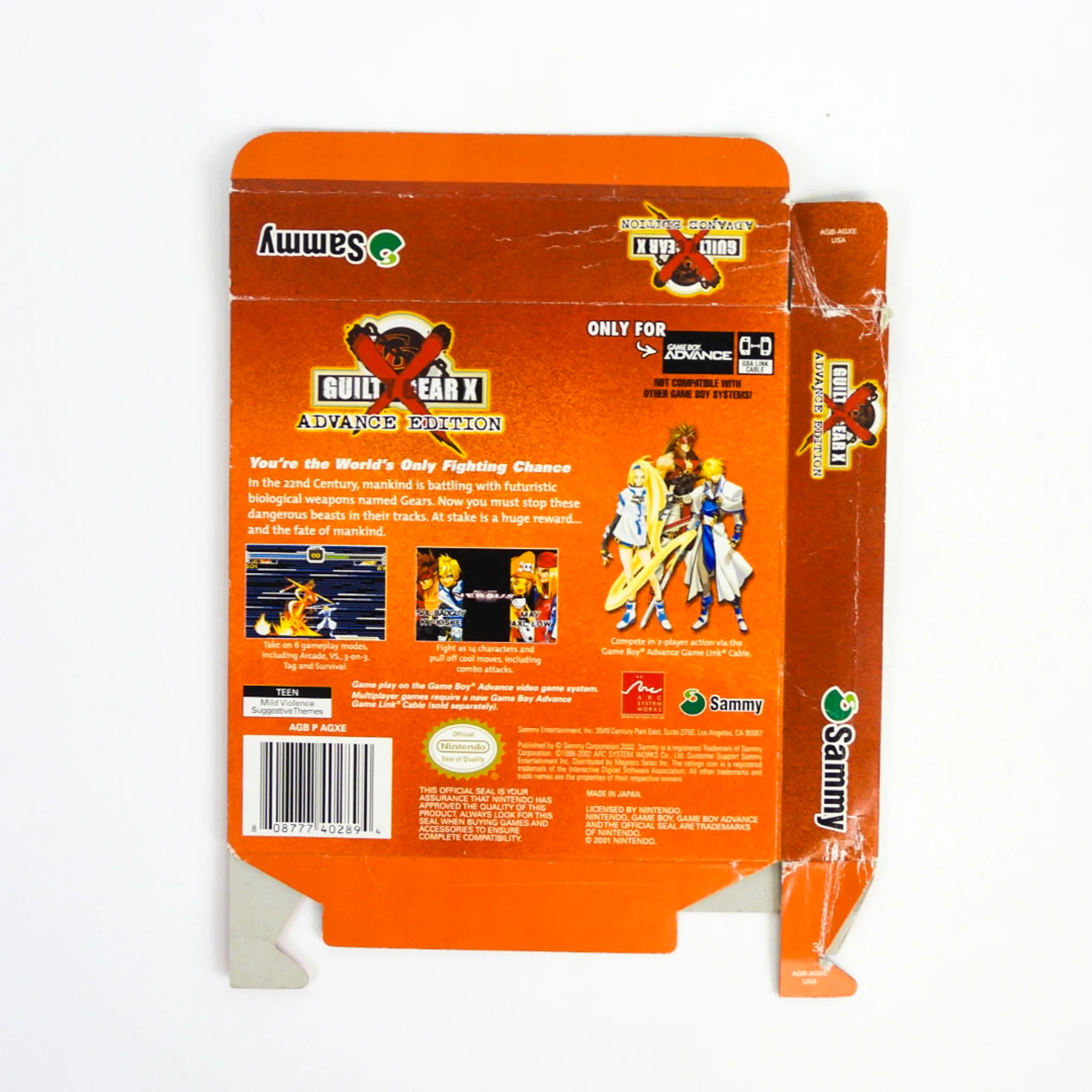Guilty Gear X Advance Edition (Nintendo Game Boy Advance / GBA) - Image 2