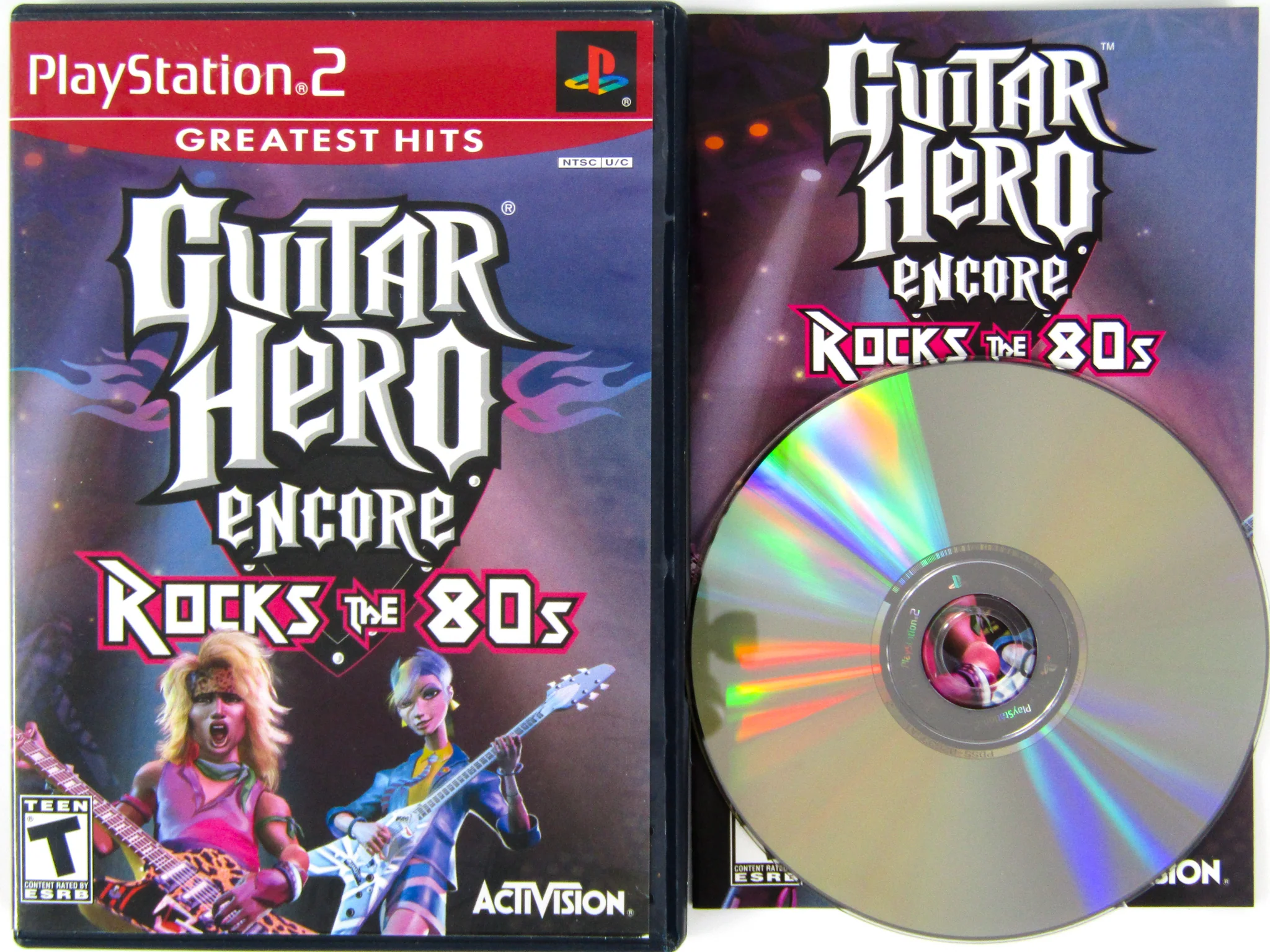 Guitar Hero Encore Rocks The 80'S [Greatest Hits] (PlayStation 2 / PS2)