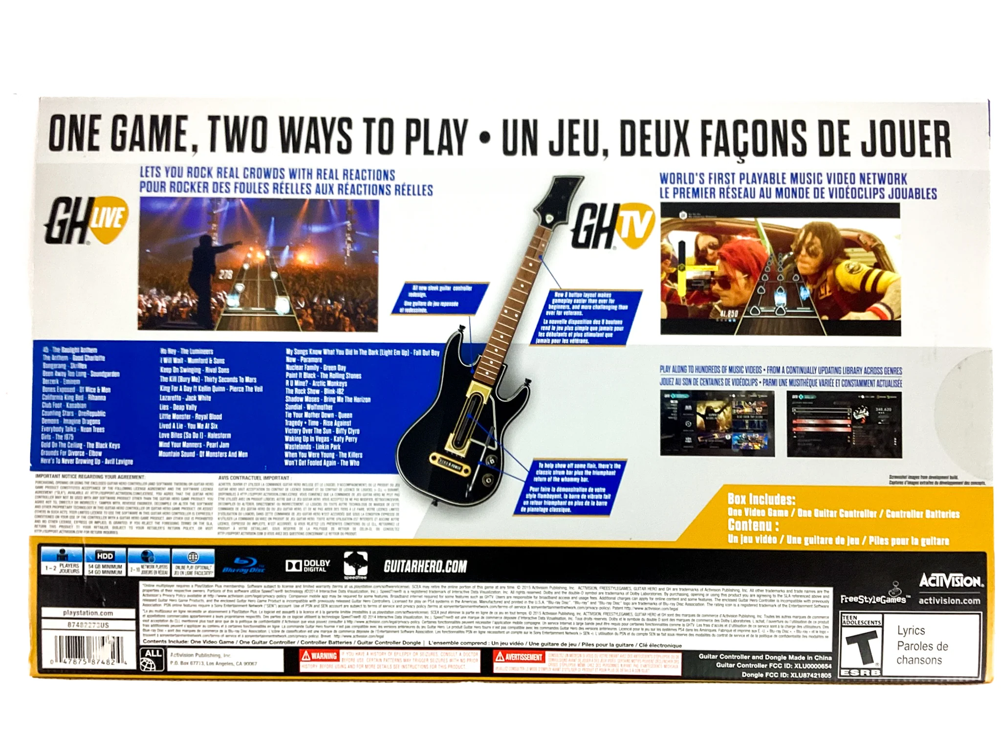 Guitar Hero Live [Bundle] (PlayStation 4 / PS4) - Image 2