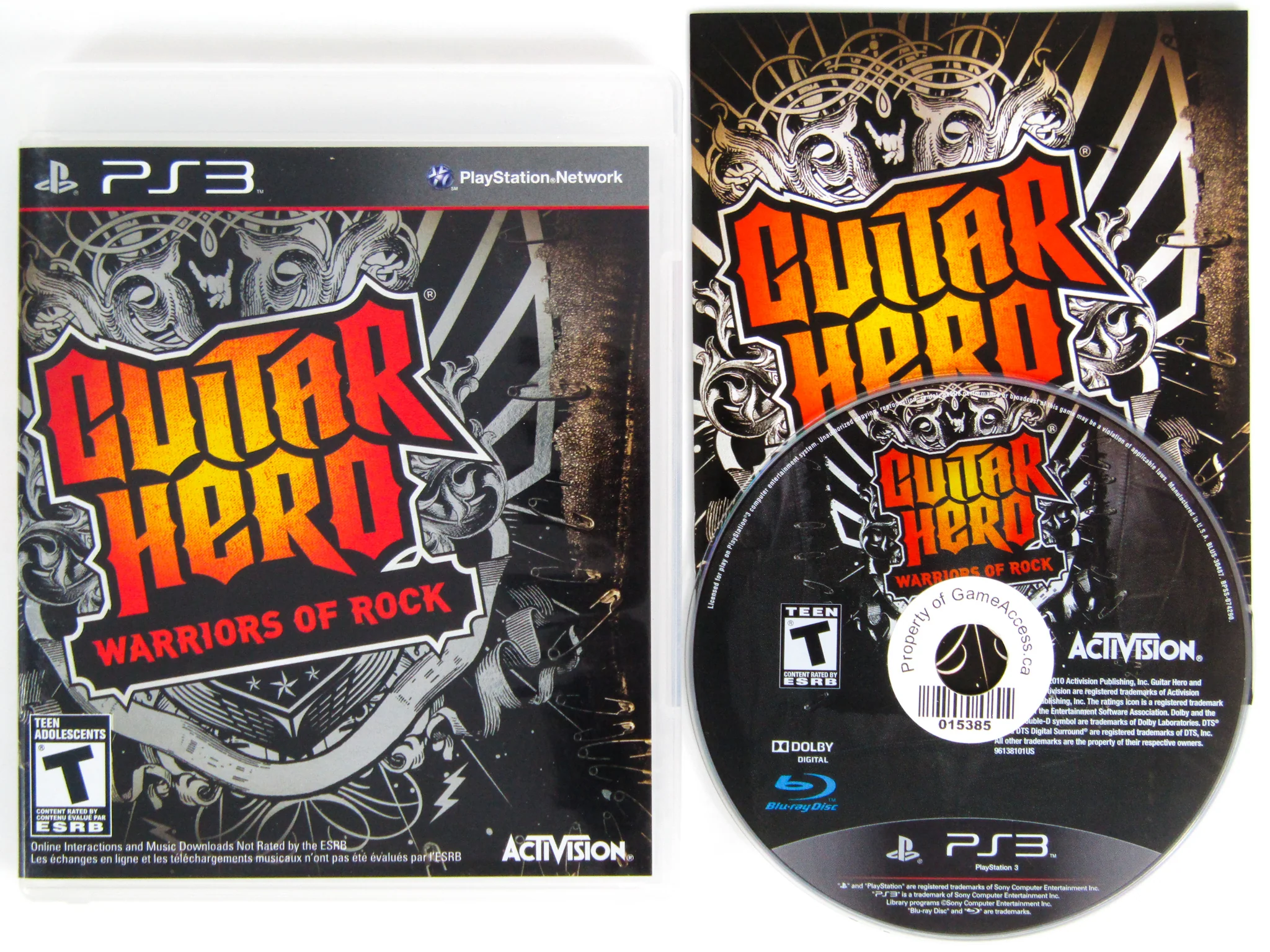 Guitar Hero: Warriors of Rock [Game Only] (PlayStation 3 / PS3) - Image 3