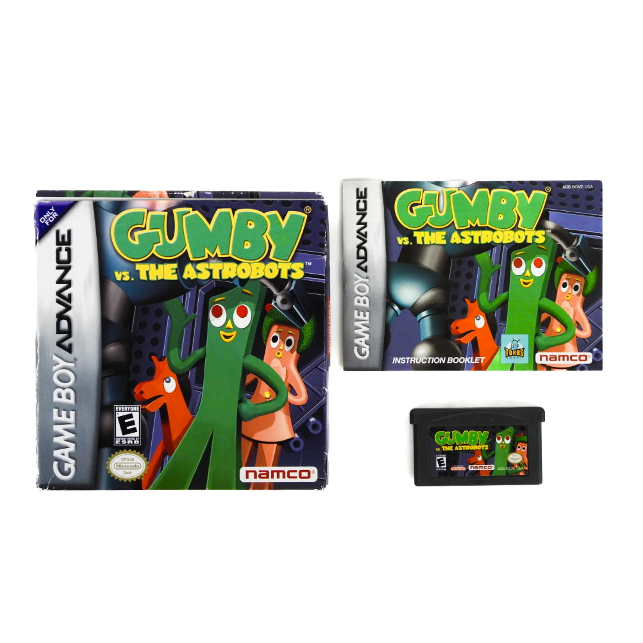 Gumby vs. the Astrobots (Nintendo Game Boy Advance / GBA)