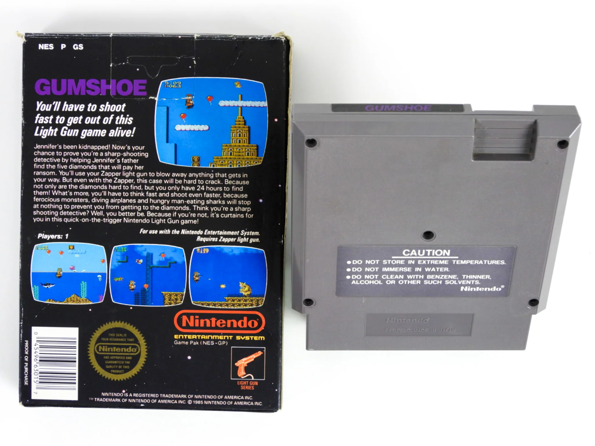 Gumshoe [5 Screw] (Nintendo / NES) - Image 2