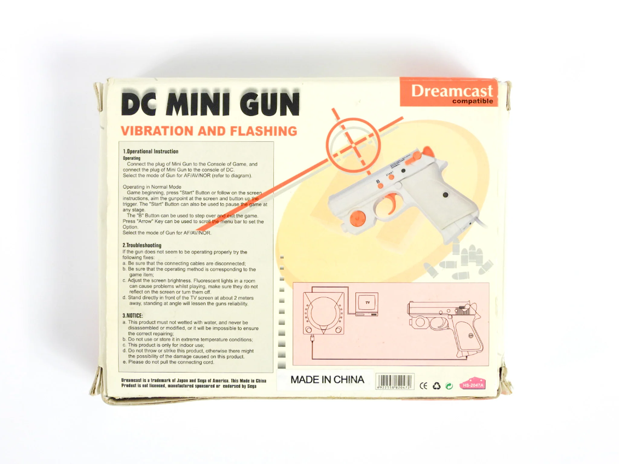 Gun Controller PHP-2000 (Sega Dreamcast) - Image 2