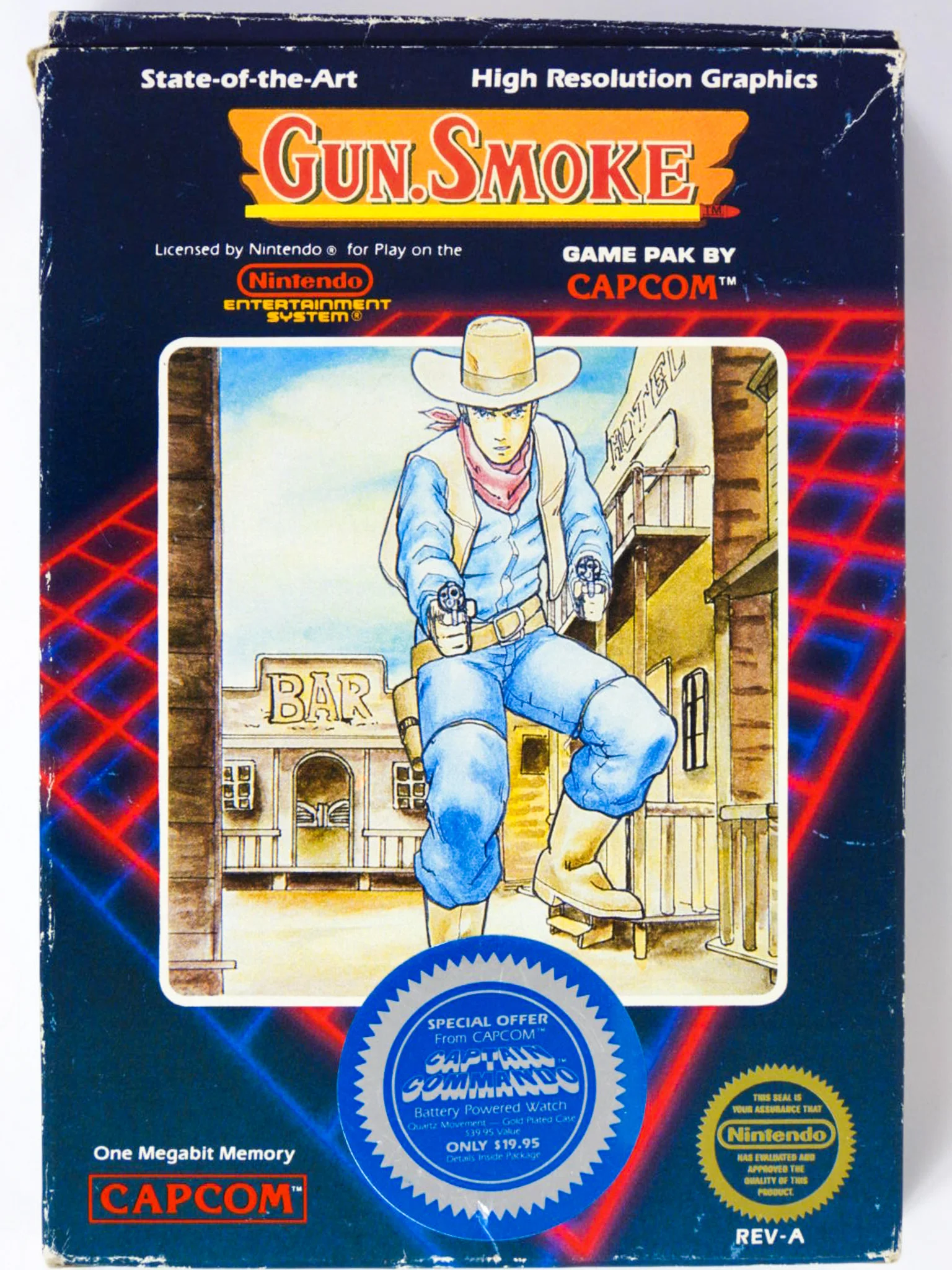 Gun.Smoke [Bar] (Nintendo / NES) - Image 2