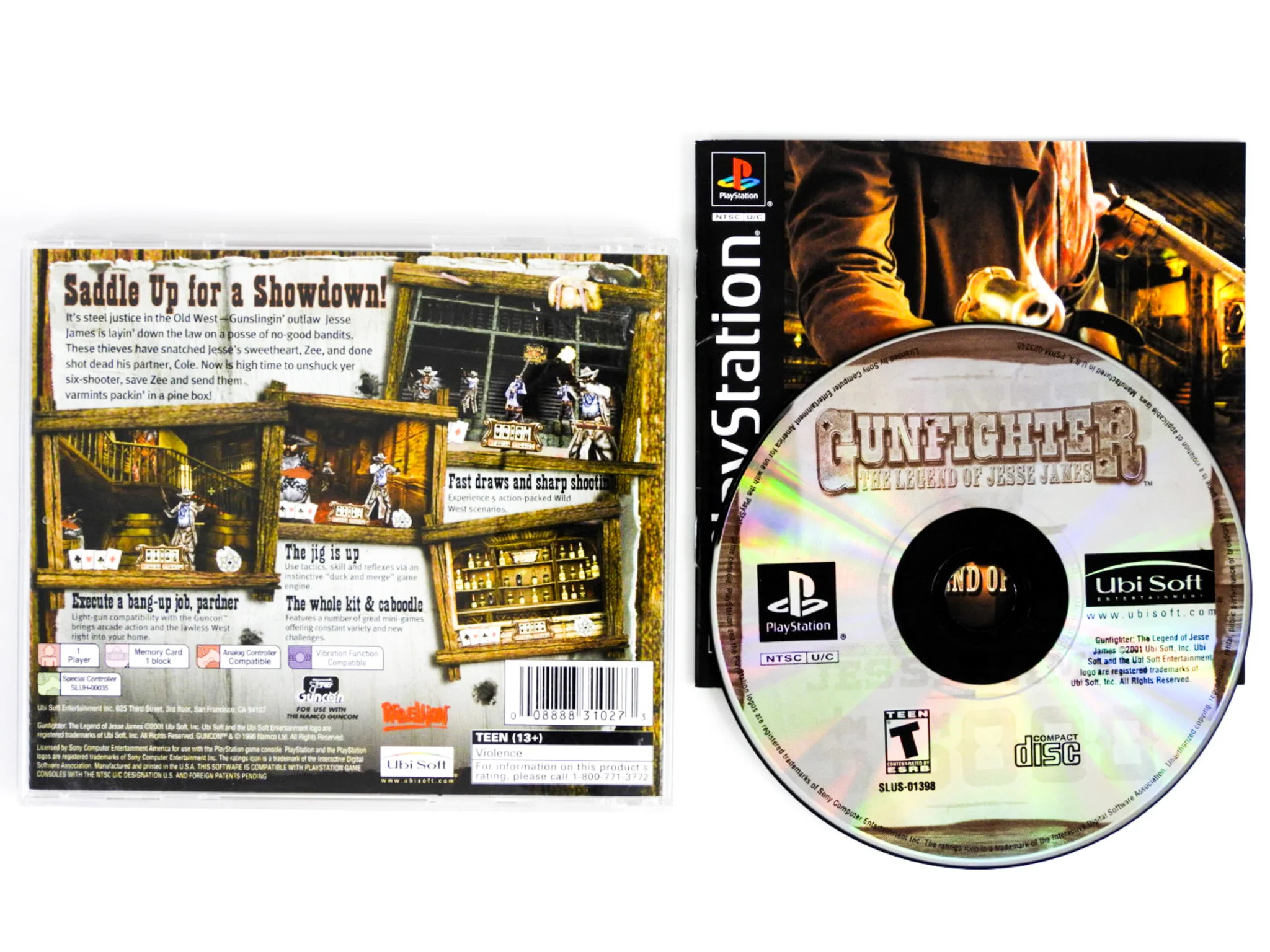 Gunfighter The Legend Of Jesse James (PlayStation / PS1)