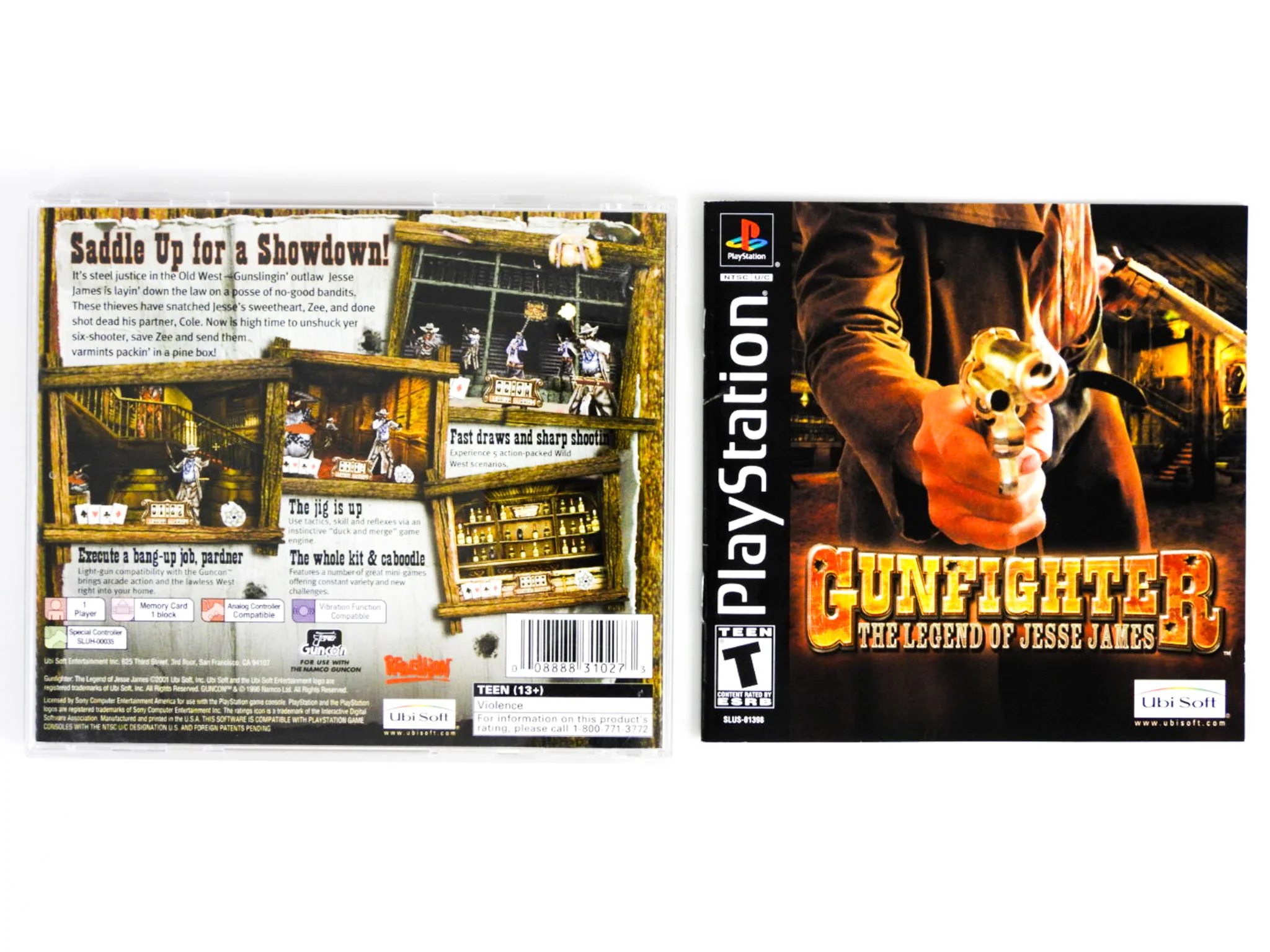 Gunfighter The Legend Of Jesse James (PlayStation / PS1) - Image 2