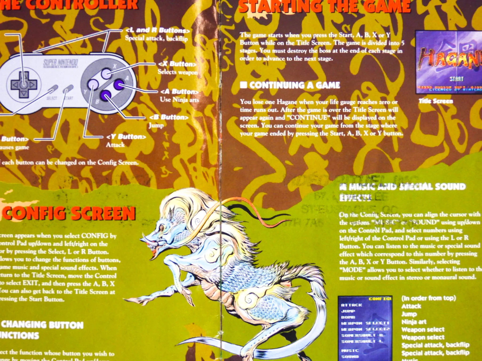 Hagane The Final Conflict [Manual] (Super Nintendo / SNES) - Image 4