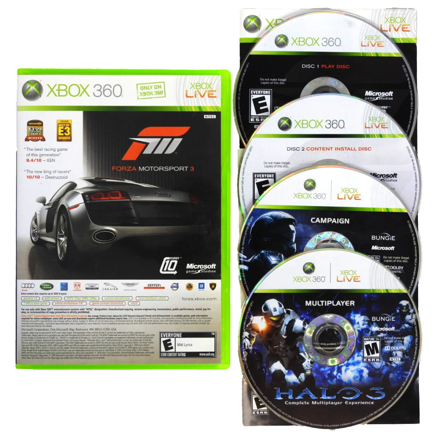 Halo 3: ODST & Forza Motorsport 3 (Xbox 360)