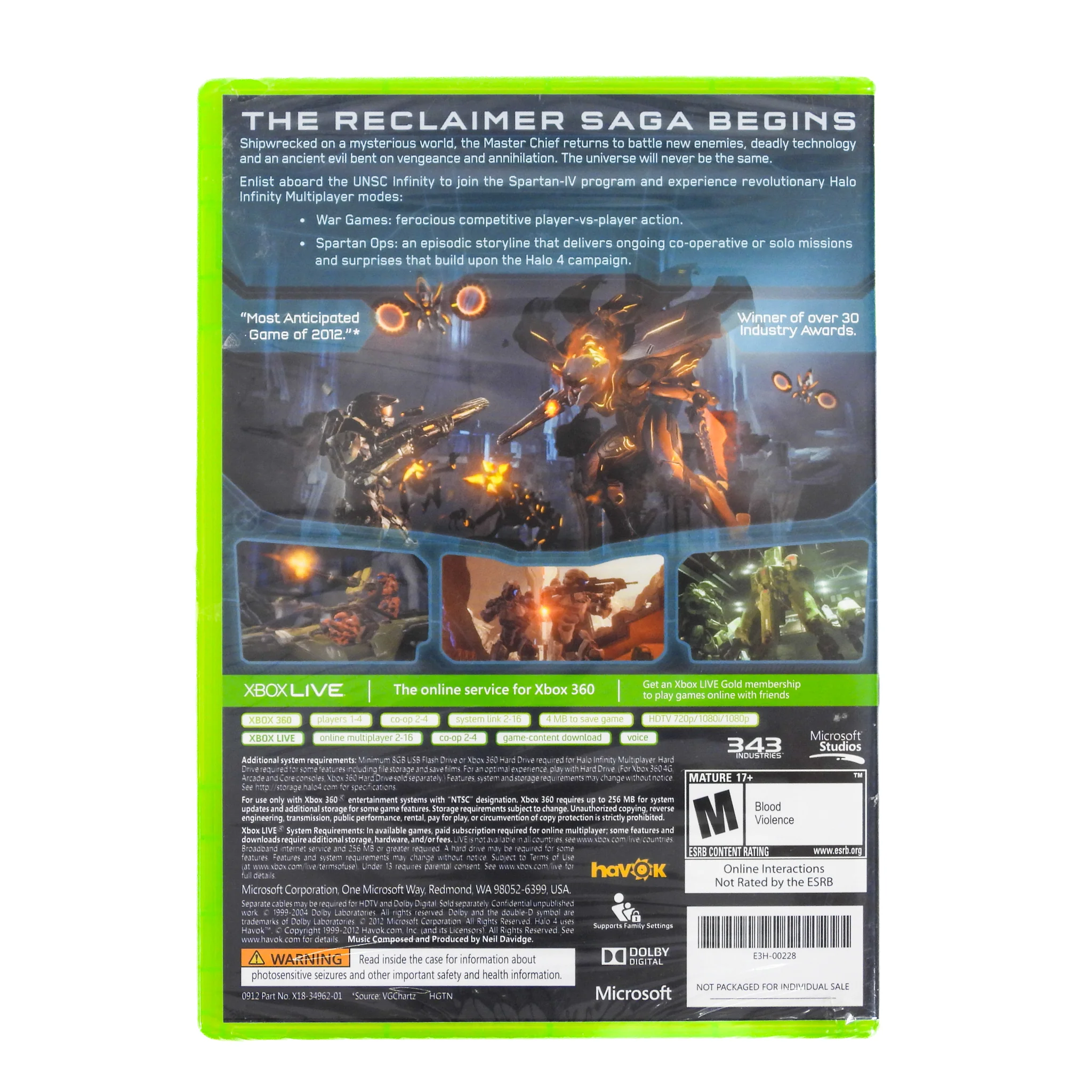 Halo 4 [Not For Resale] (Xbox 360) - Image 2