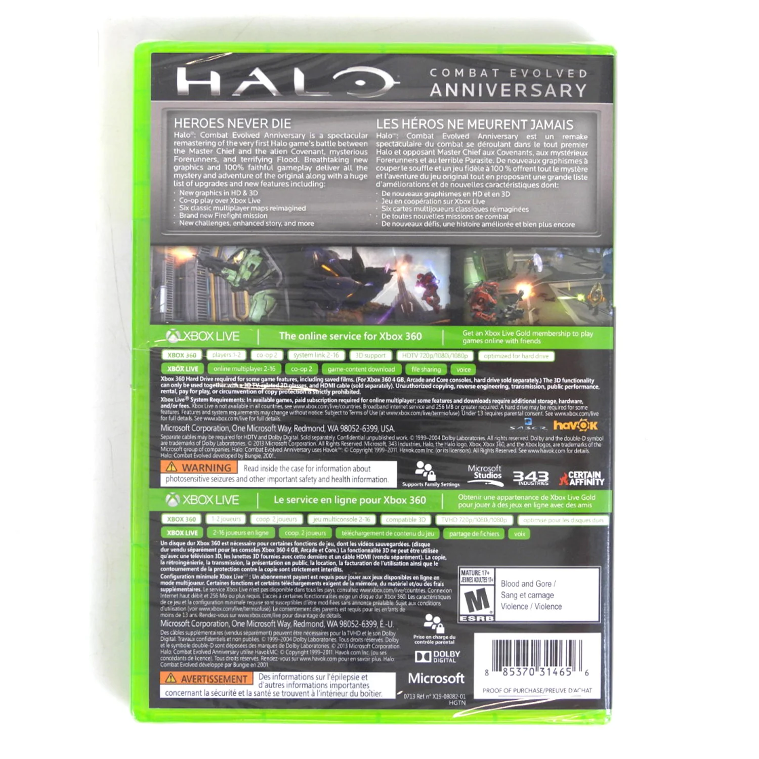 Halo: Combat Evolved Anniversary [Platinum Hits] (Xbox 360) - Image 2
