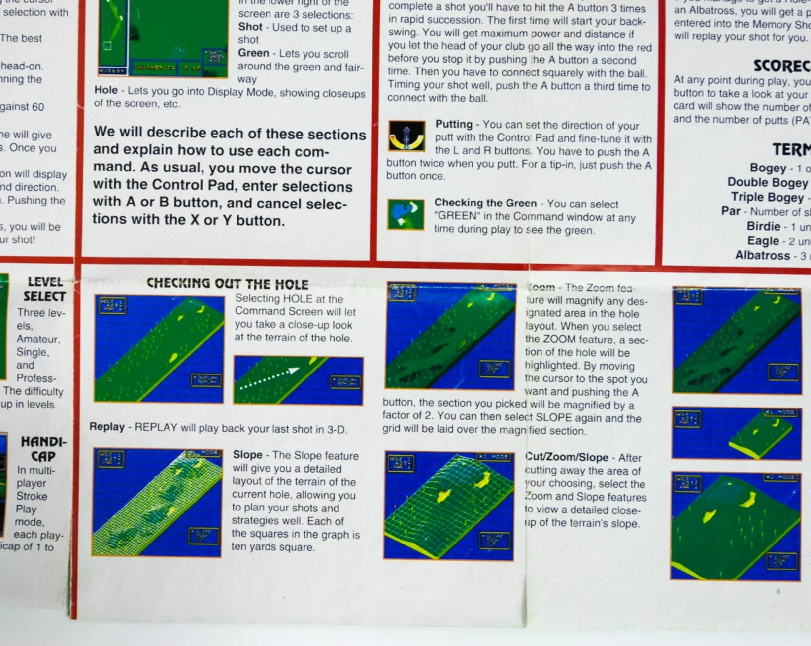 Hal's Hole In One Golf [Poster] (Super Nintendo / SNES) - Image 5