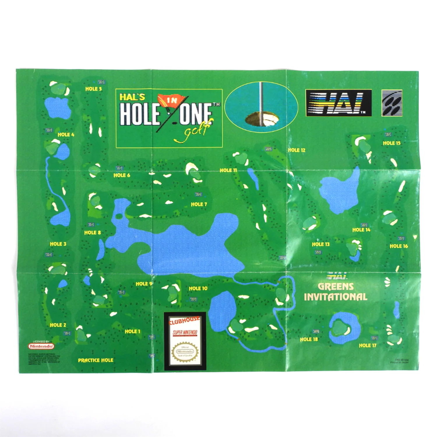 Hal's Hole In One Golf (Super Nintendo / SNES) - Image 4