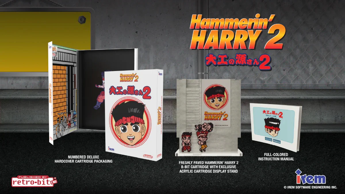 Hammerin’ Harry 2 [Collector's Edition] [Limited Run Games] (Nintendo / NES) - Image 2