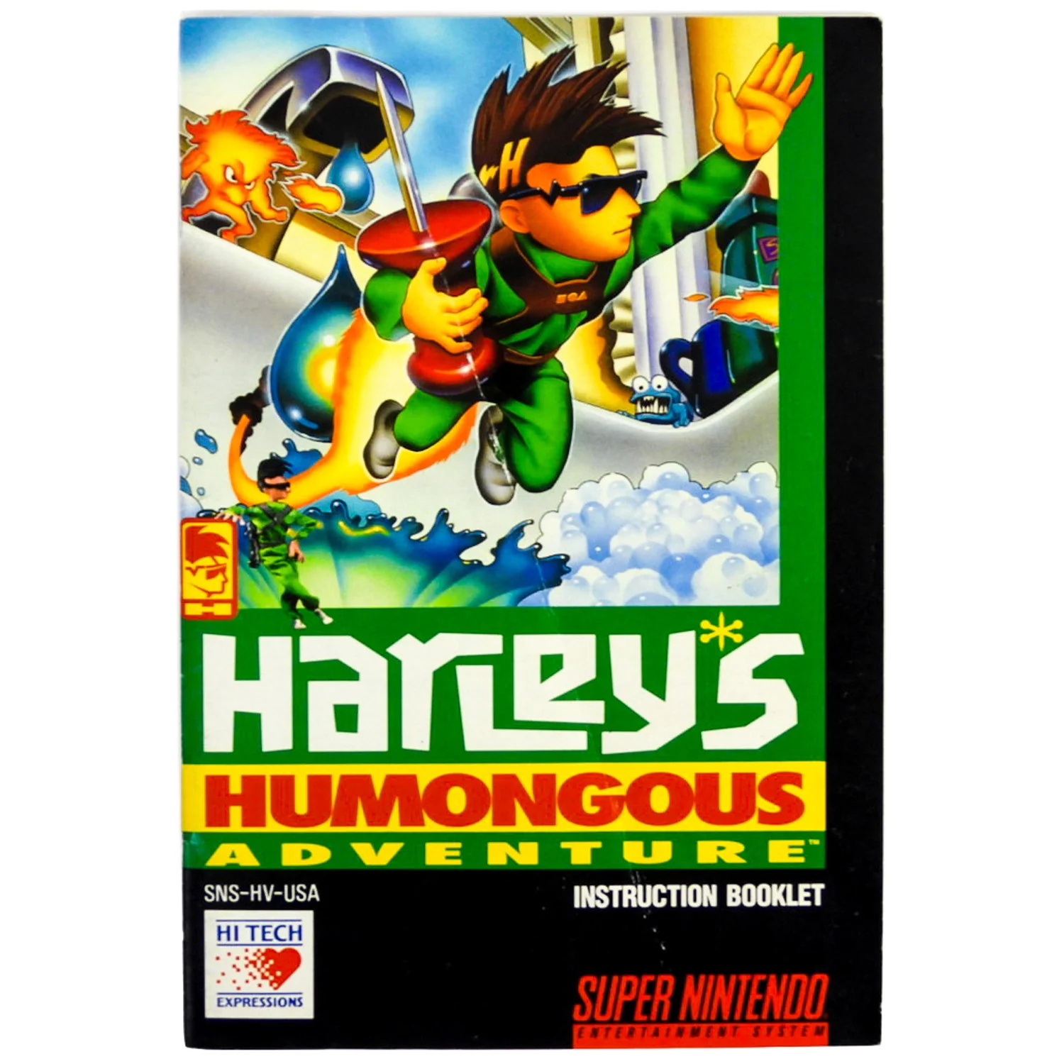 Harley's Humongous Adventure [Manual] (Super Nintendo / SNES)