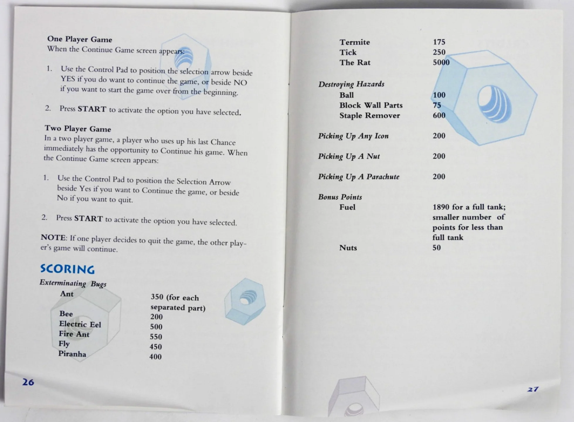 Harley's Humongous Adventure [Manual] (Super Nintendo / SNES) - Image 5