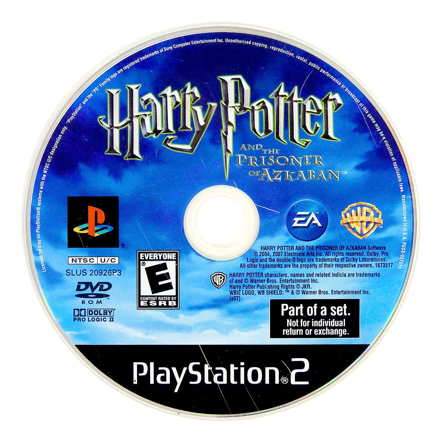 Harry Potter Prisoner of Azkaban [Part of a Set] (PlayStation 2 / PS2) - Image 3