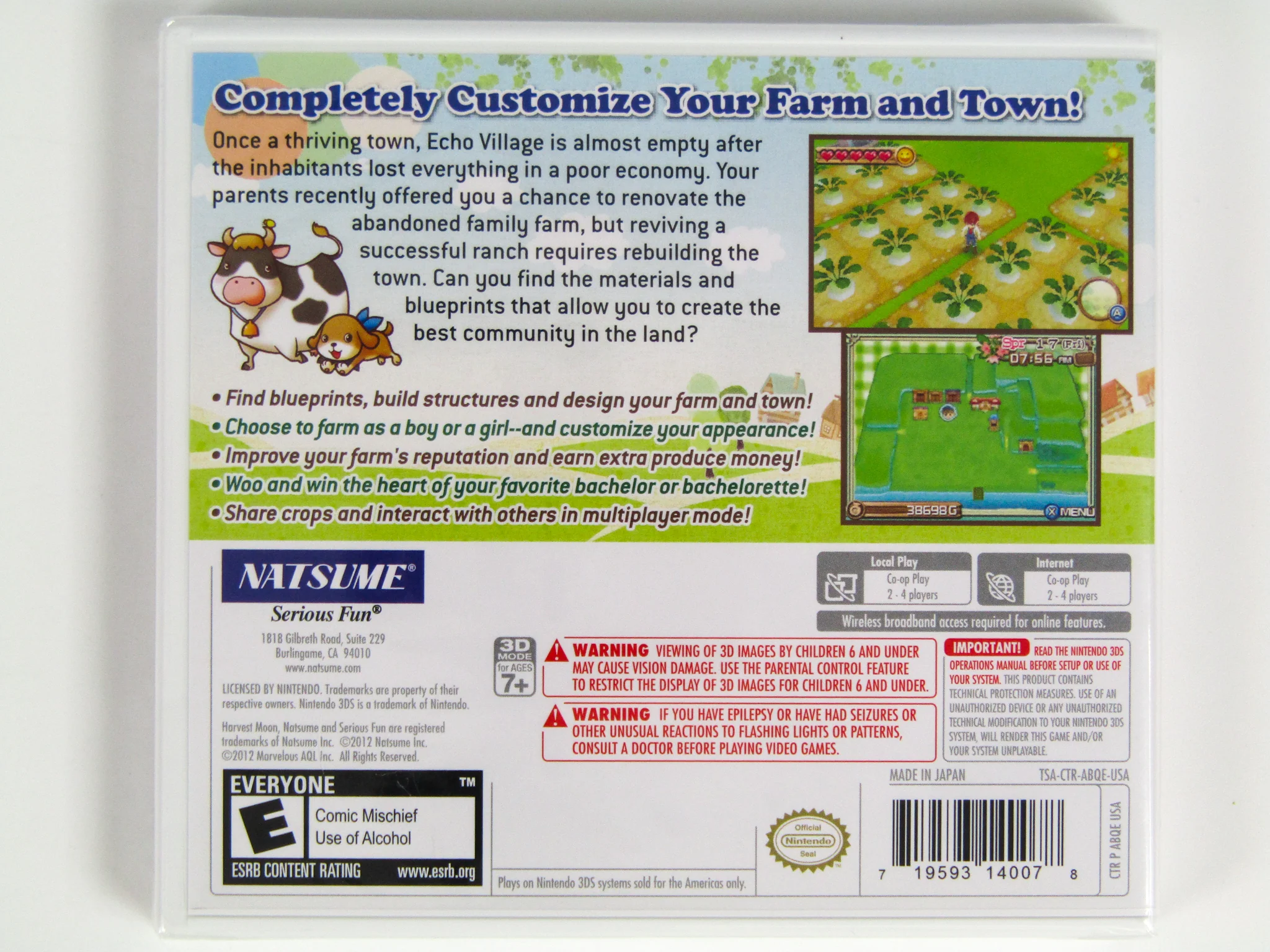 Harvest Moon: A New Beginning (Nintendo 3DS) - Image 2