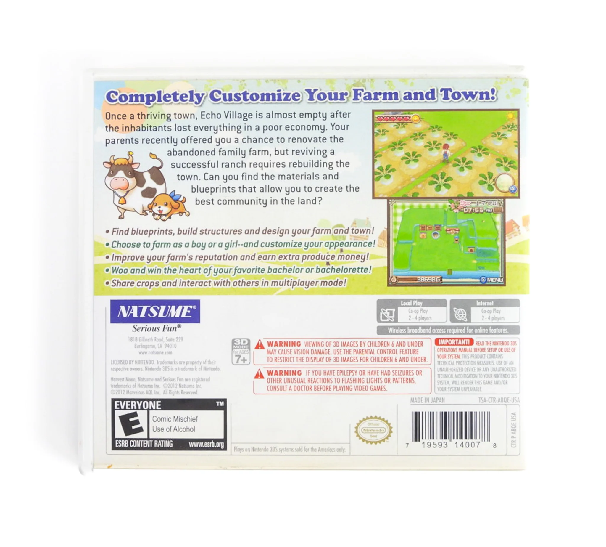 Harvest Moon: A New Beginning (Nintendo 3DS) - Image 3