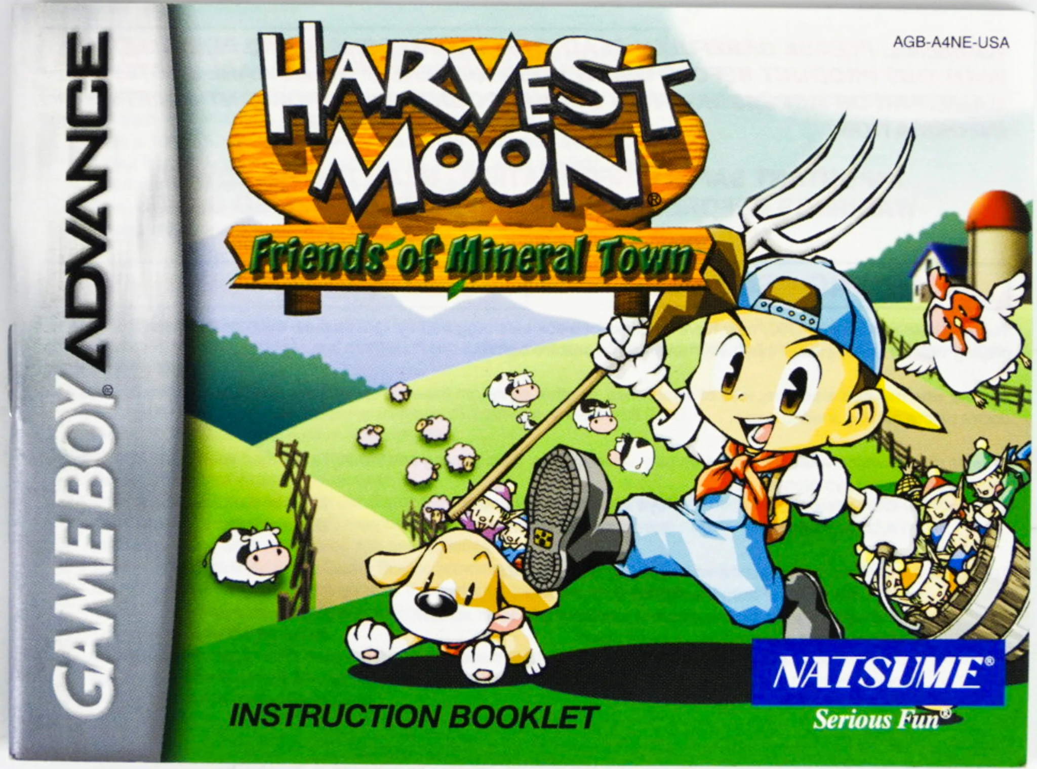 Harvest Moon Friends Mineral Town [Manual] (Nintendo Game Boy Advance / GBA)