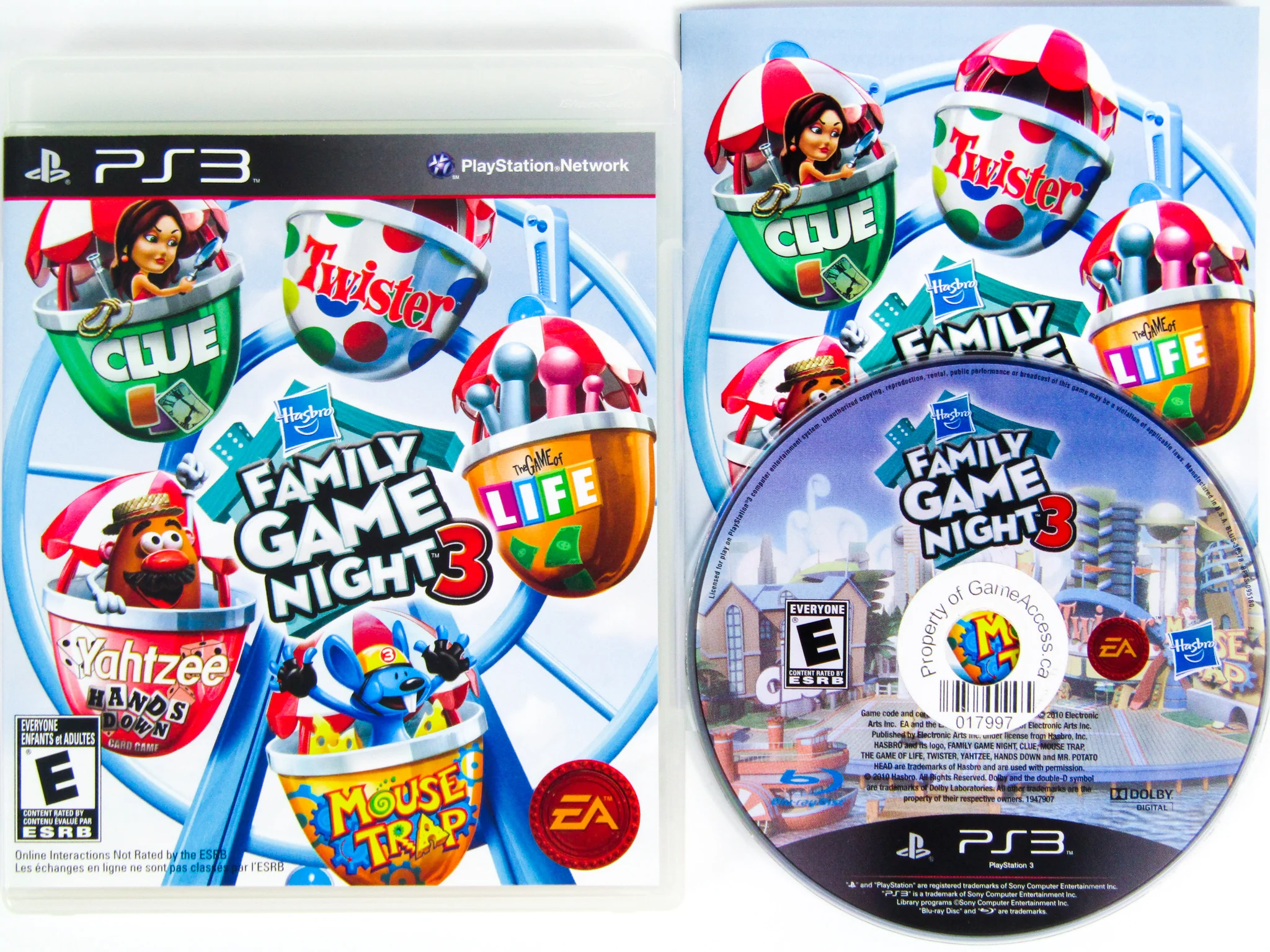 Hasbro Family Game Night 3 (PlayStation 3 / PS3) - Image 2