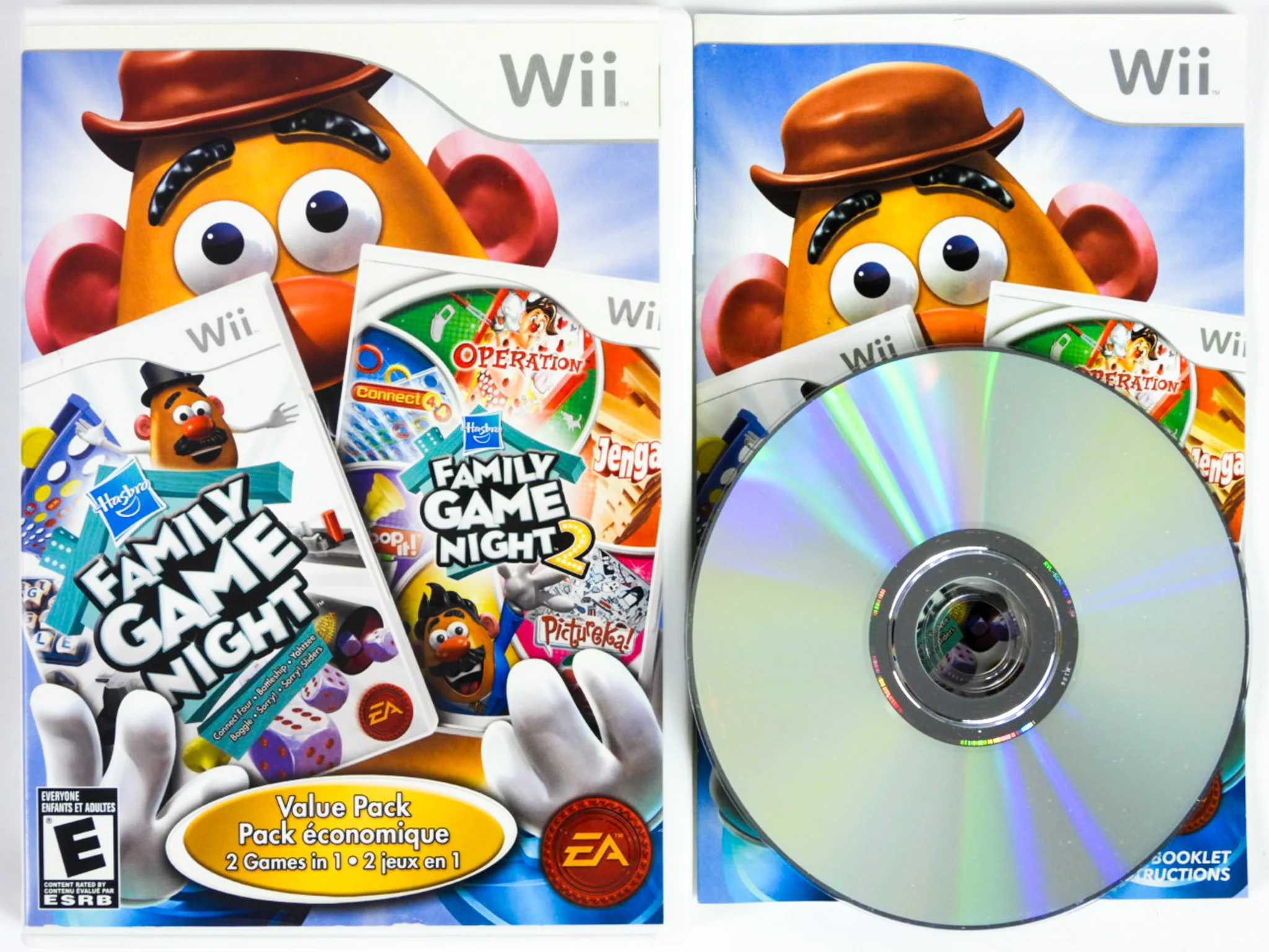 Hasbro Family Game Night Value Pack (Nintendo Wii)
