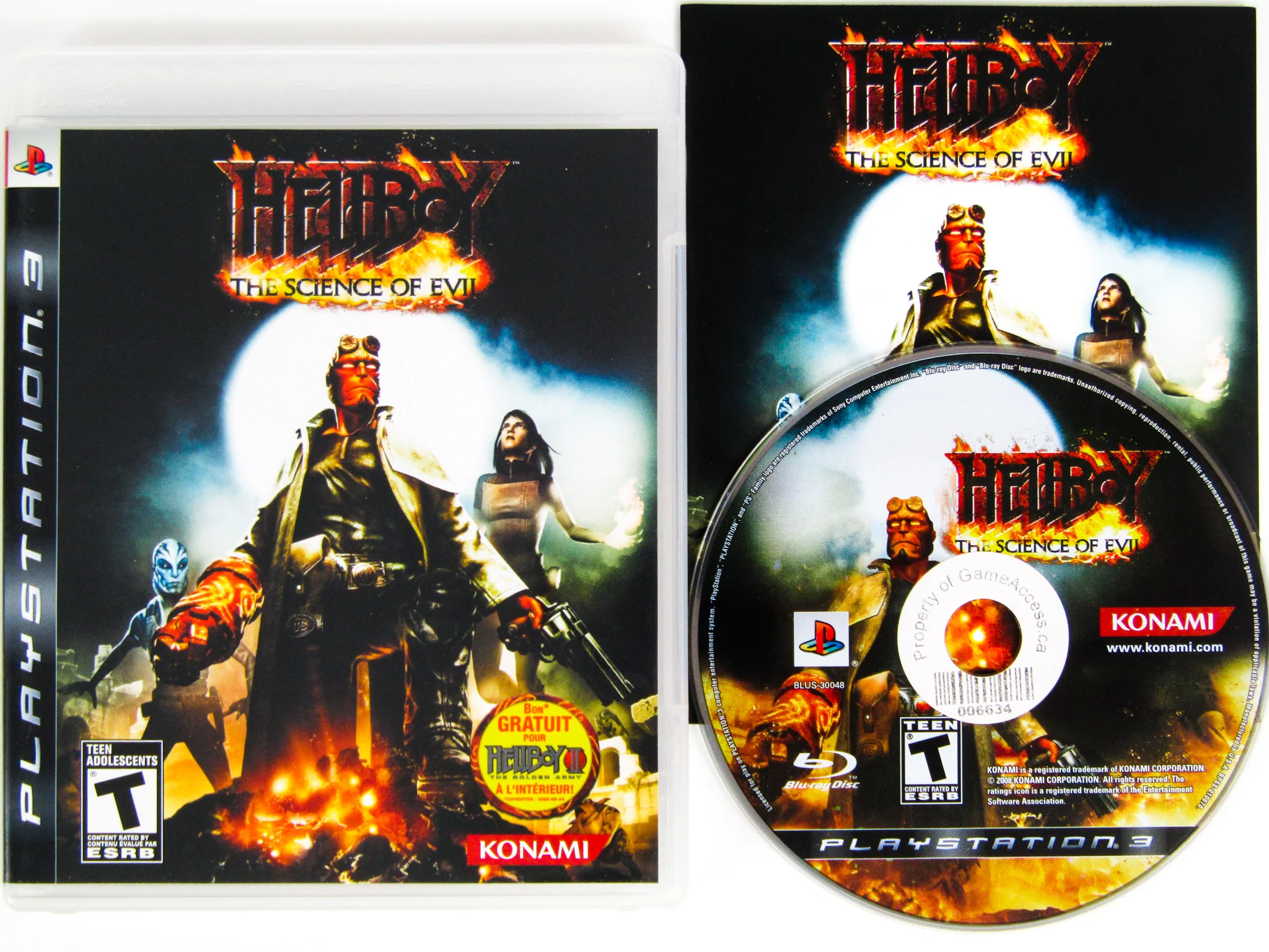 Hellboy Science Of Evil (PlayStation 3 / PS3) - Image 2