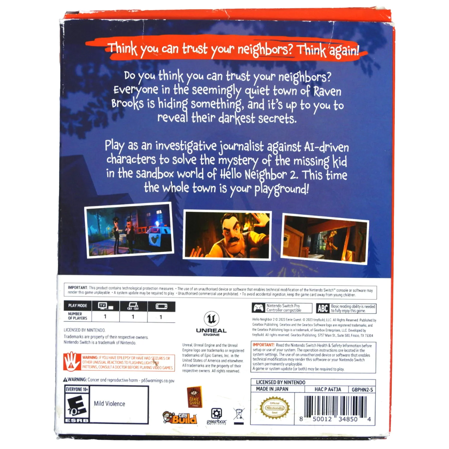 Hello Neighbor 2 [Deluxe Edition] (Nintendo Switch) - Image 2