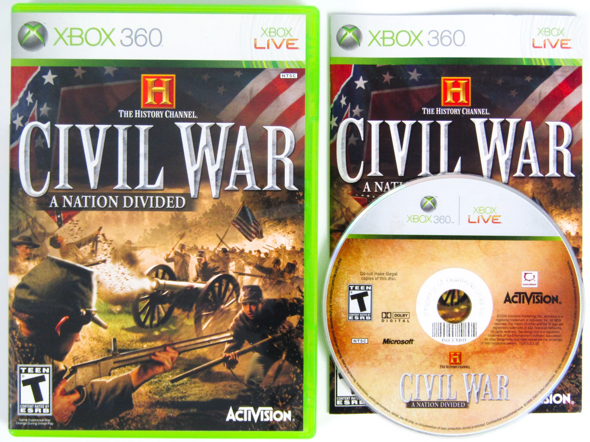 History Channel Civil War A Nation Divided (Xbox 360) - Image 2