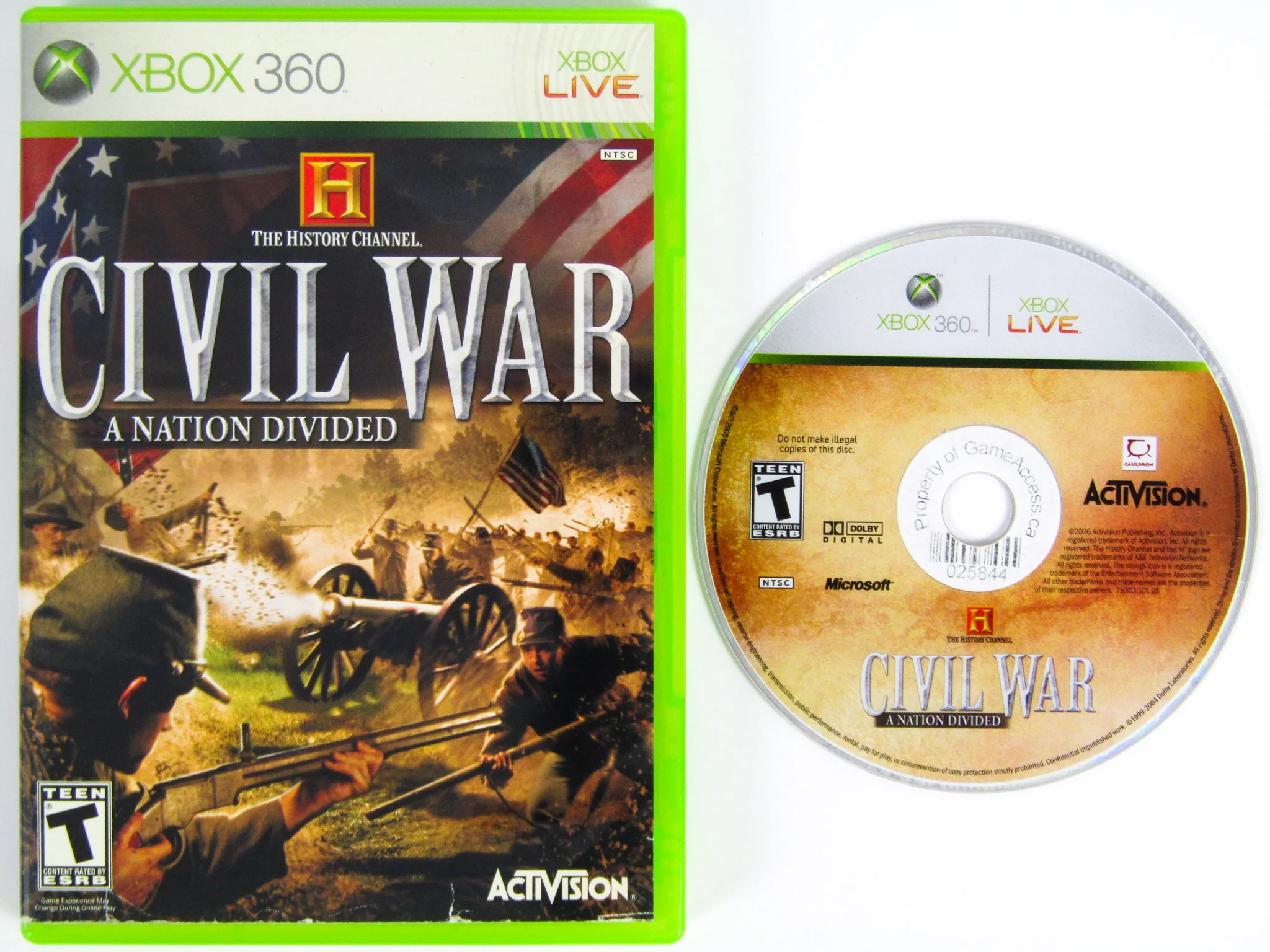 History Channel Civil War A Nation Divided (Xbox 360) - Image 6