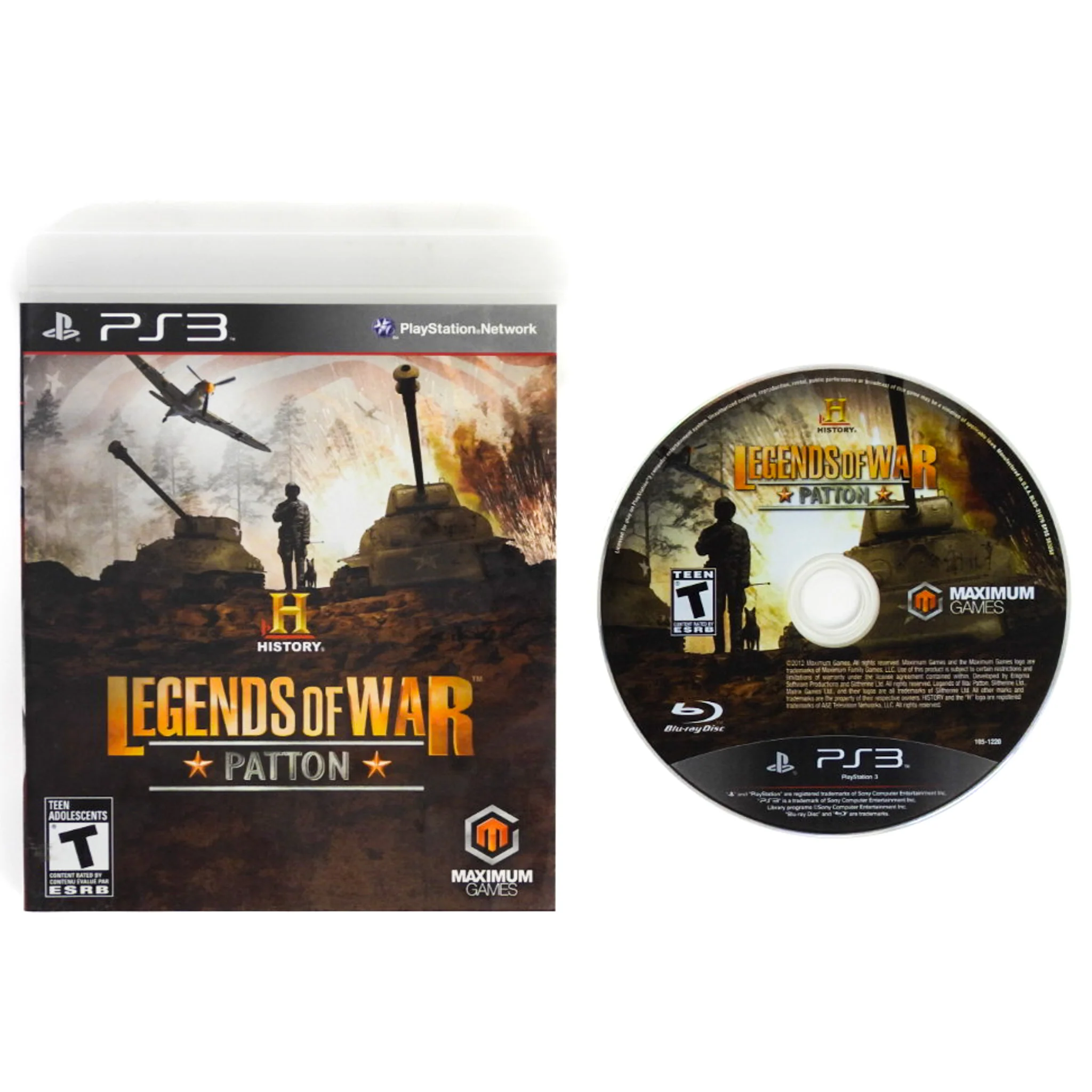 History Legends Of War: Patton (PlayStation 3 / PS3) - Image 2