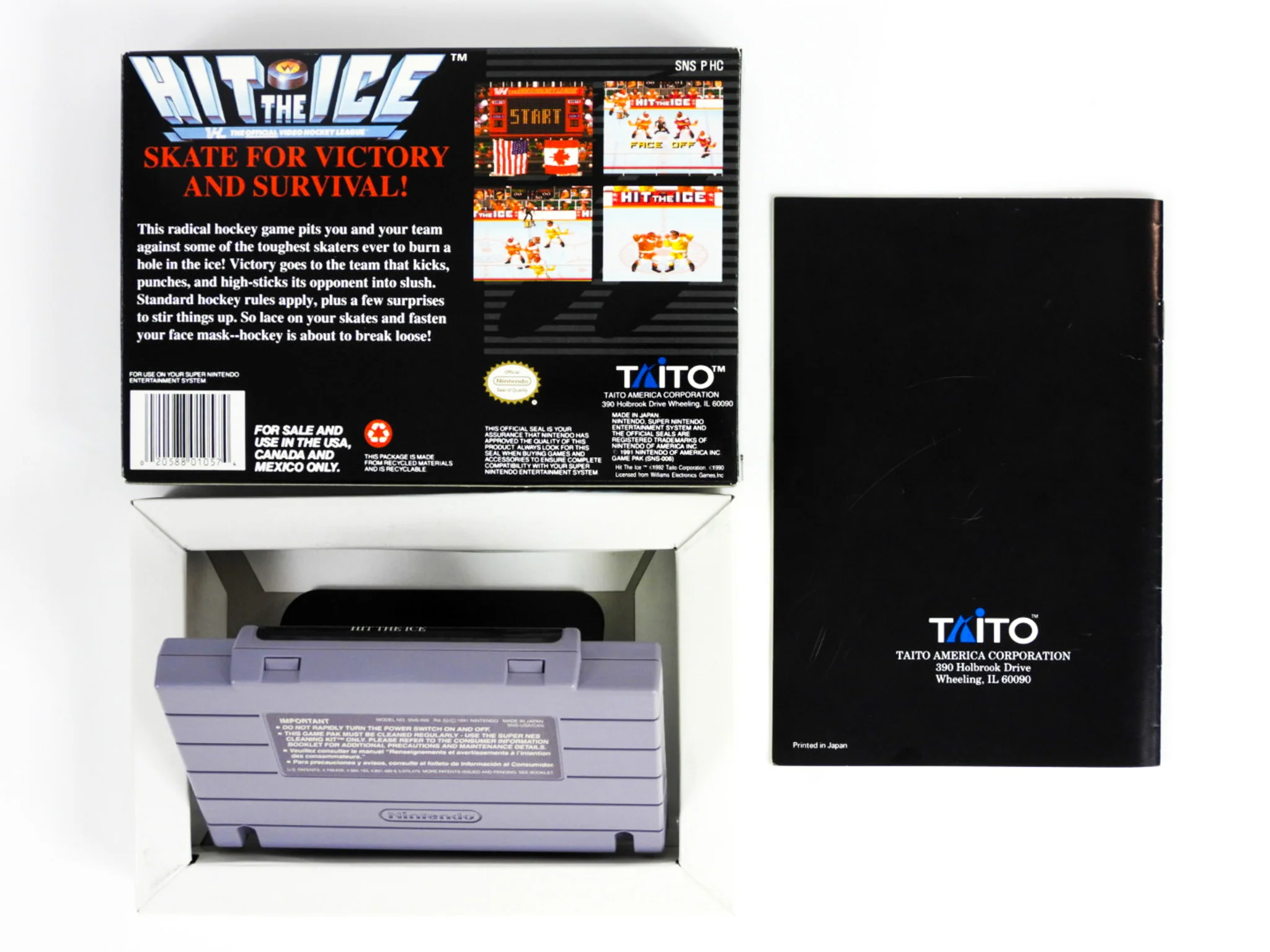 Hit the Ice (Super Nintendo / SNES) - Image 2