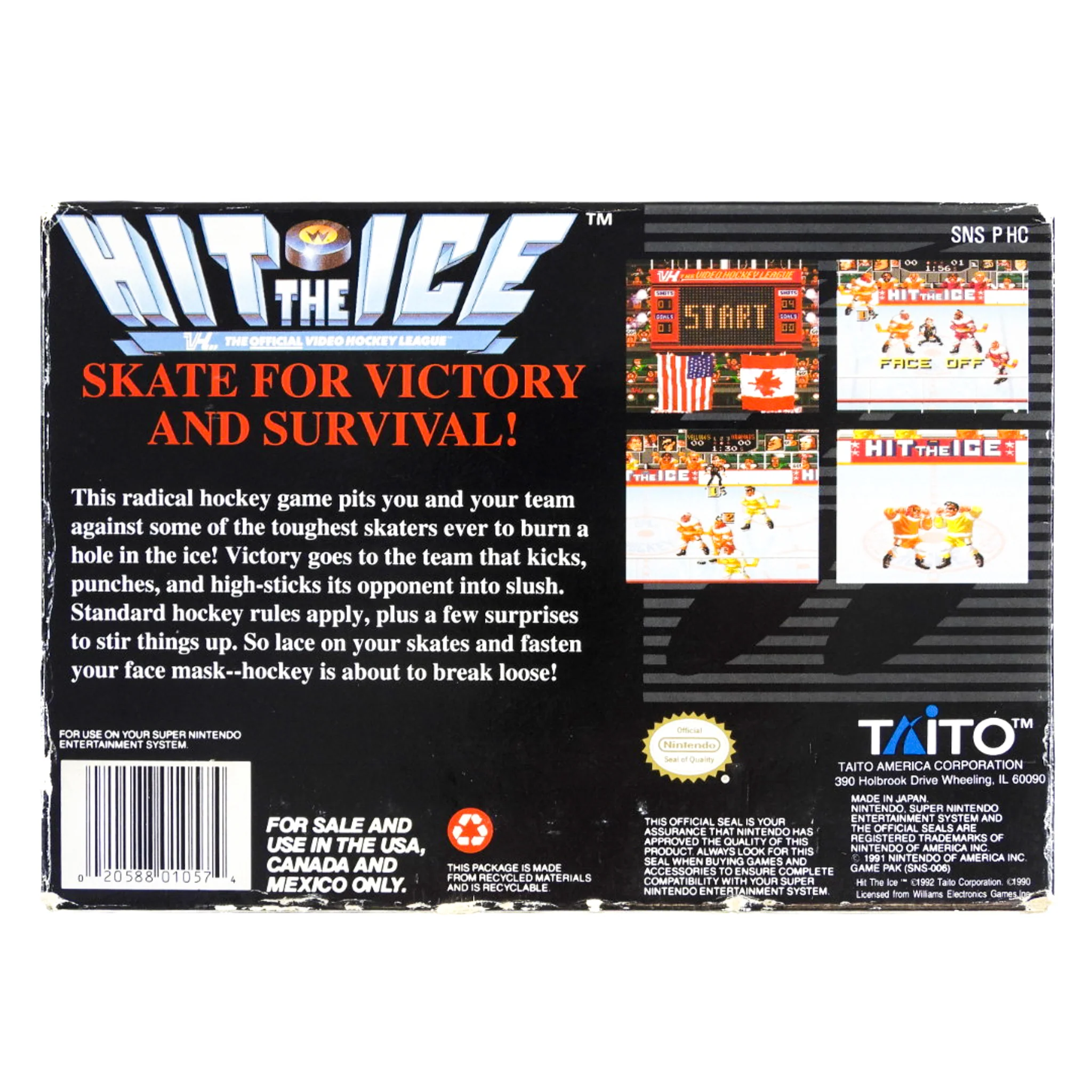 Hit the Ice (Super Nintendo / SNES) - Image 6