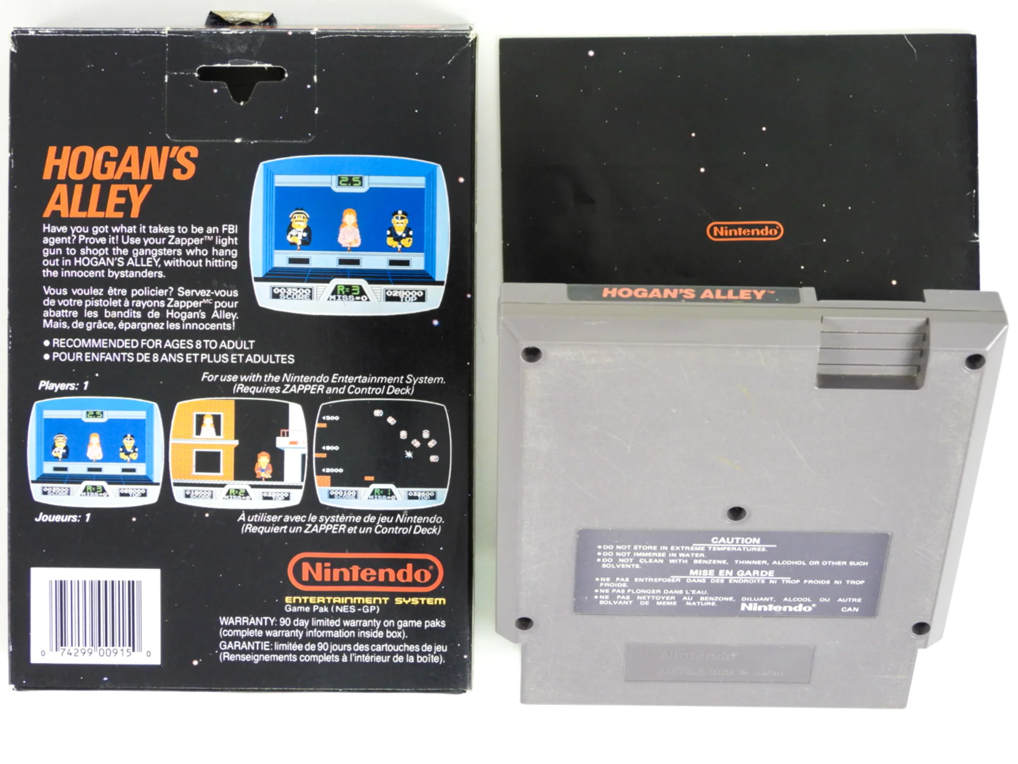 Hogan's Alley [5 Screw] [CAN Version] (Nintendo / NES) - Image 2