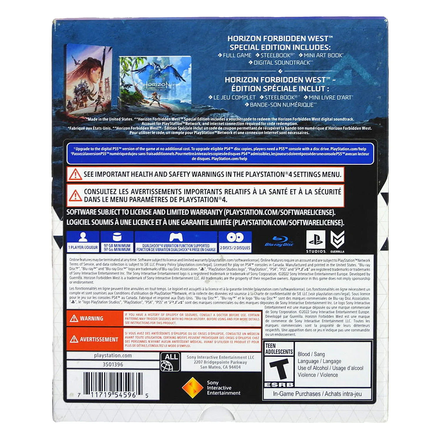 Horizon Forbidden West [Special Edition] (PlayStation 4 / PS4) - Image 2