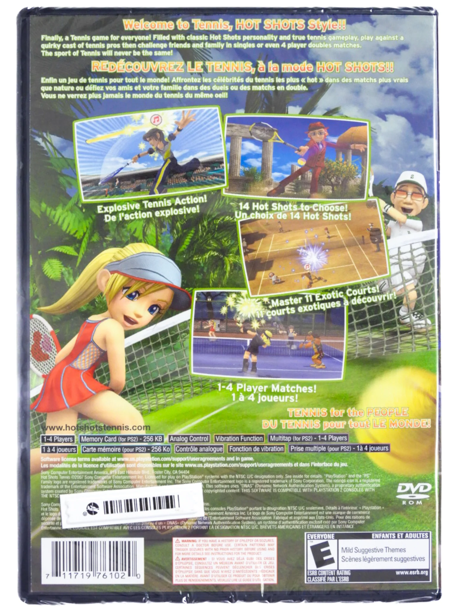 Hot Shots Tennis (PlayStation 2 / PS2) - Image 2