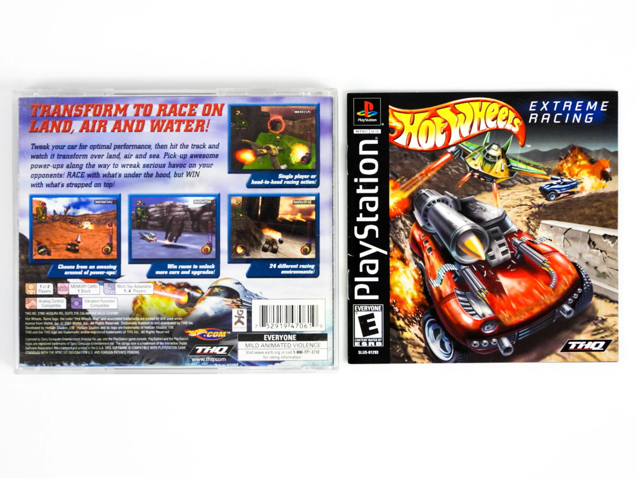 Hot Wheels Extreme Racing (PlayStation / PS1) - Image 2