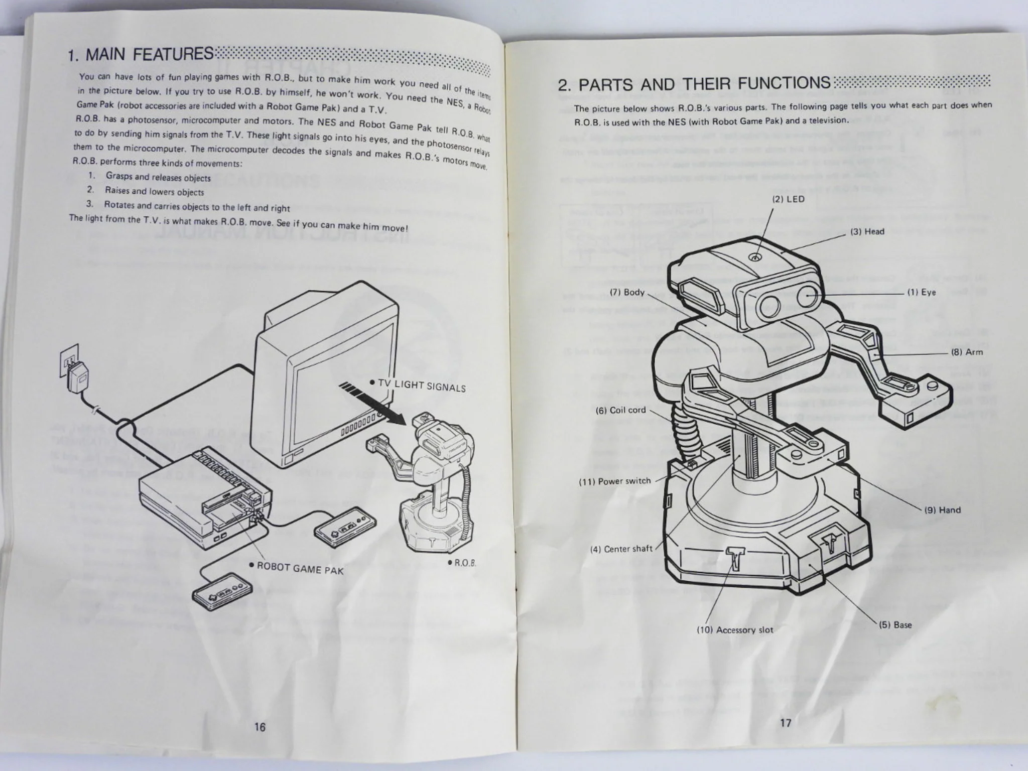 How To Set Up Your Nintendo NES R.O.B. The Robot Instruction Booklet [French Version] [Manual] (Nintendo / NES) - Image 4