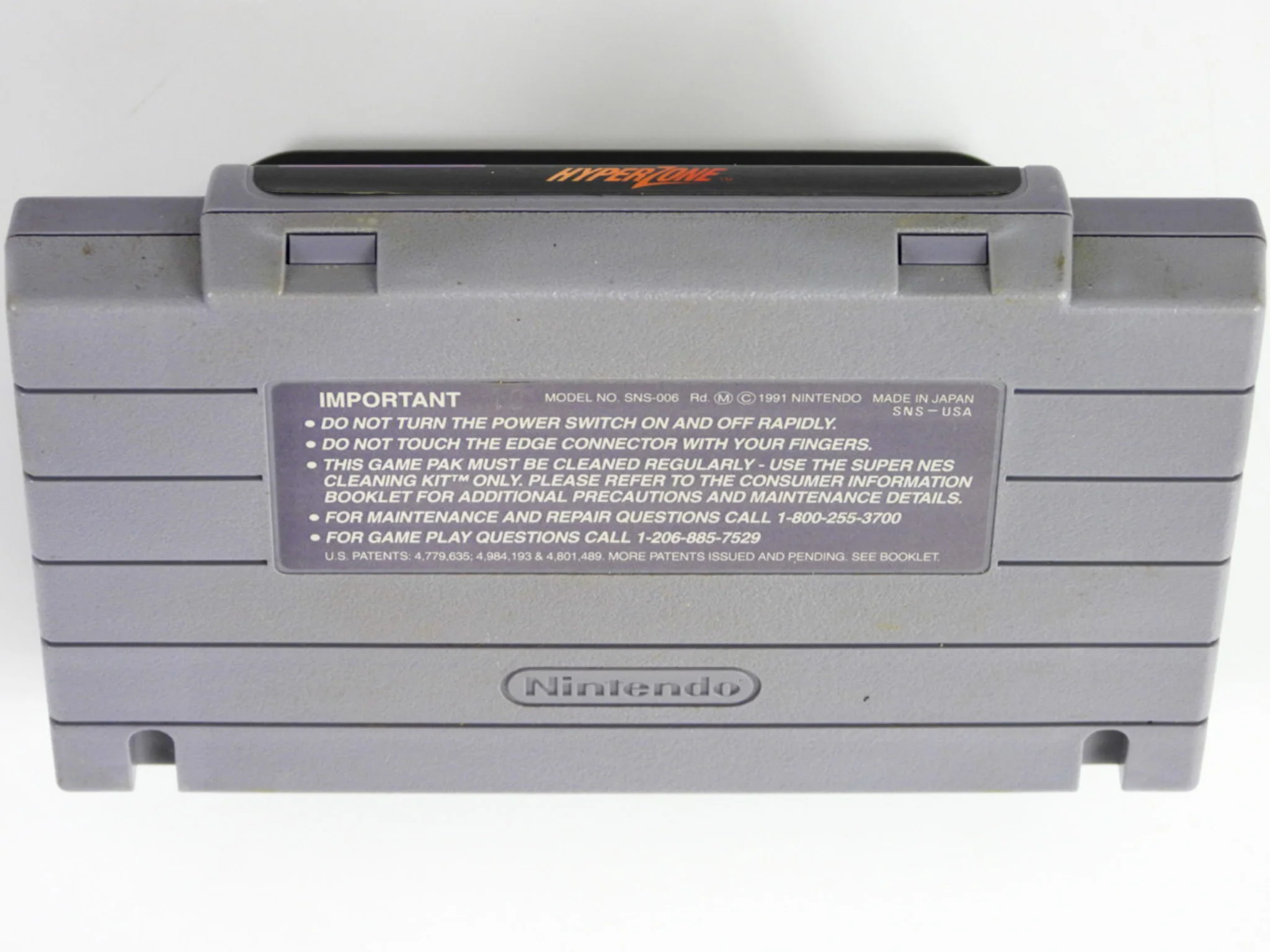 Hyperzone (Super Nintendo / SNES) - Image 2