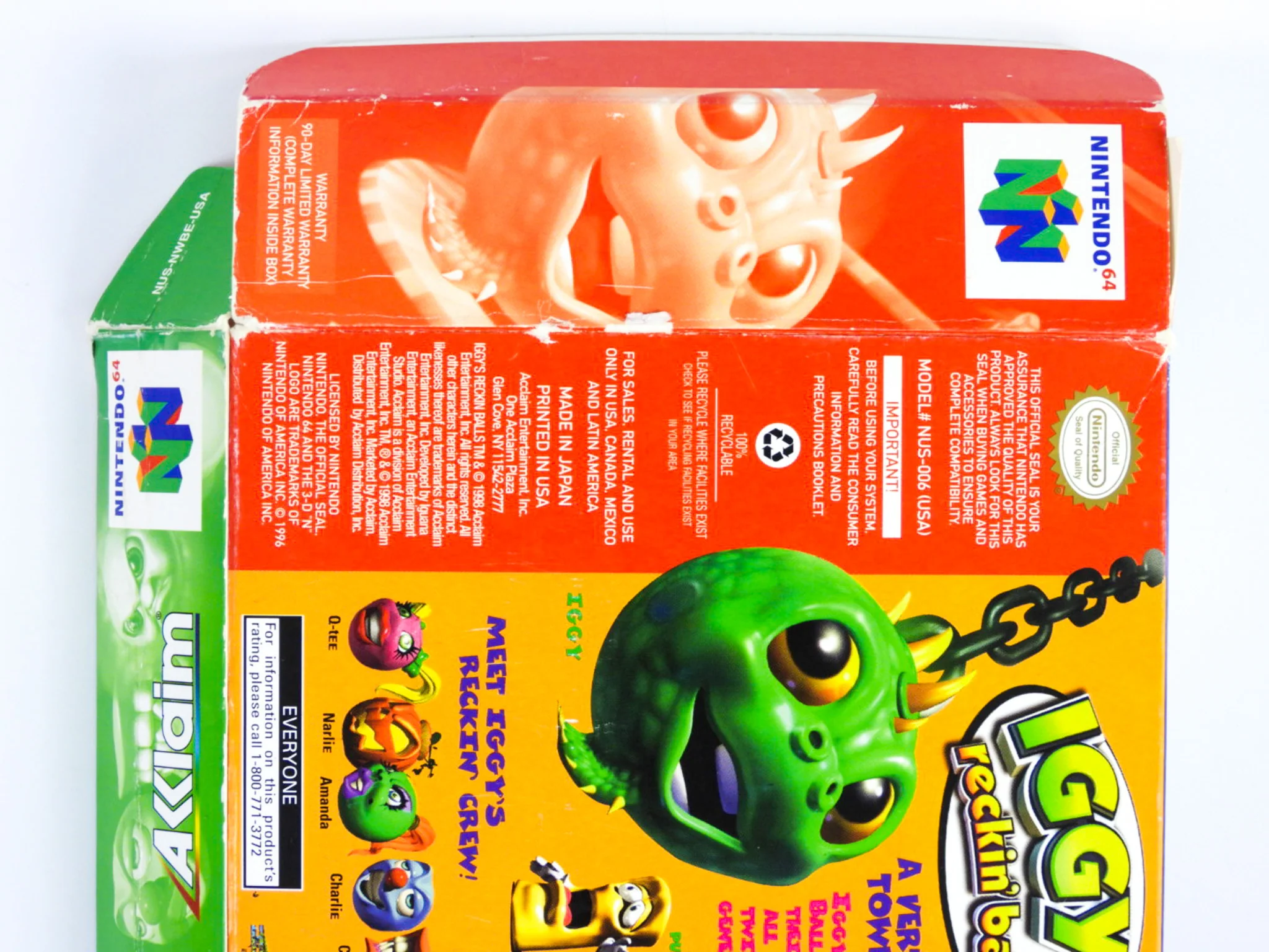 Iggy's Reckin' Balls [Box] (Nintendo 64 / N64) - Image 6