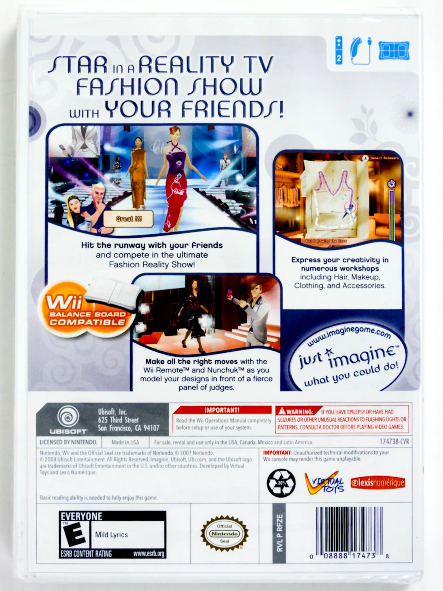Imagine: Fashion Party (Nintendo Wii) - Image 2