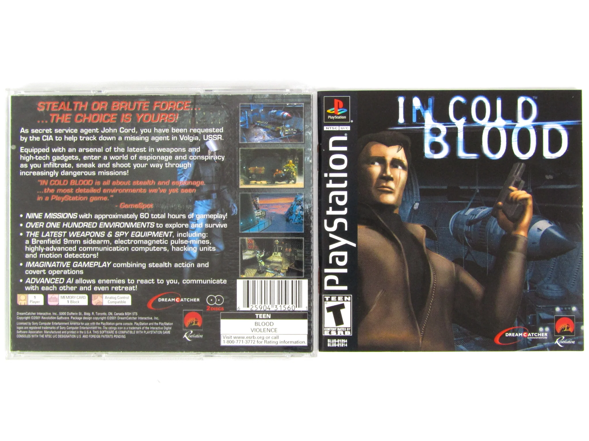 In Cold Blood (PlayStation / PS1) - Image 2