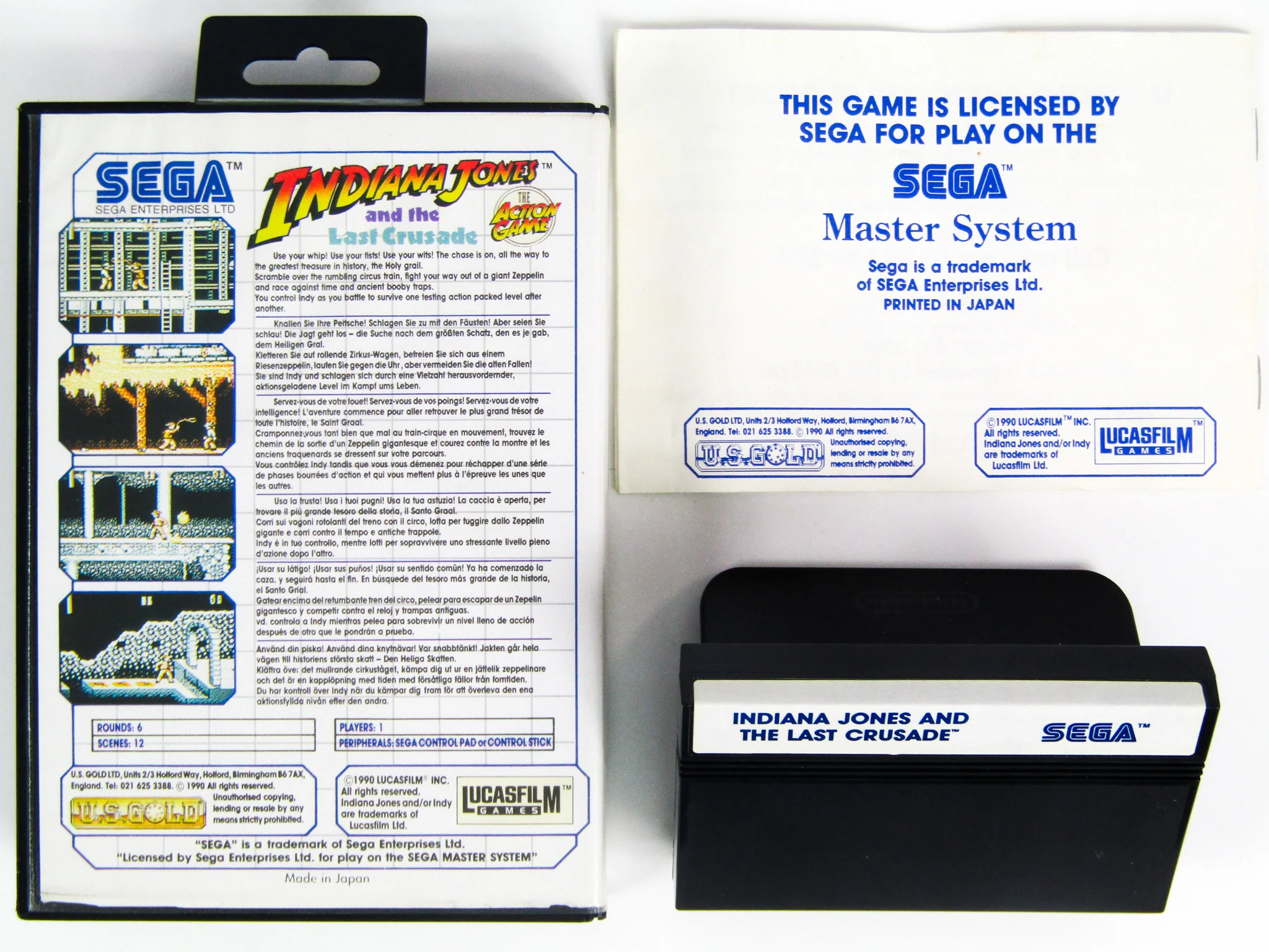 Indiana Jones And The Last Crusade [PAL] (Sega Master System) - Image 2