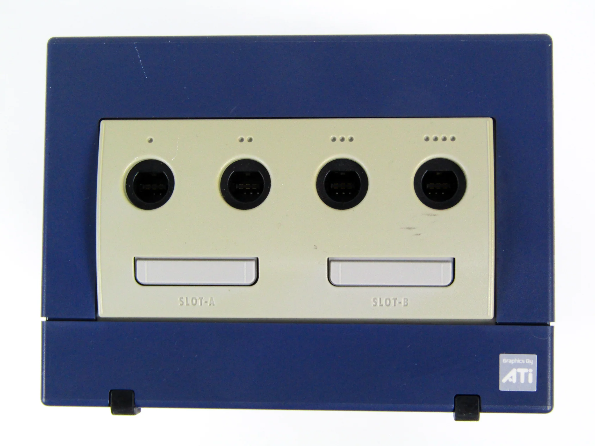 Nintendo GameCube System [DOL-001] Indigo with 1 Unofficial Controller - Image 2