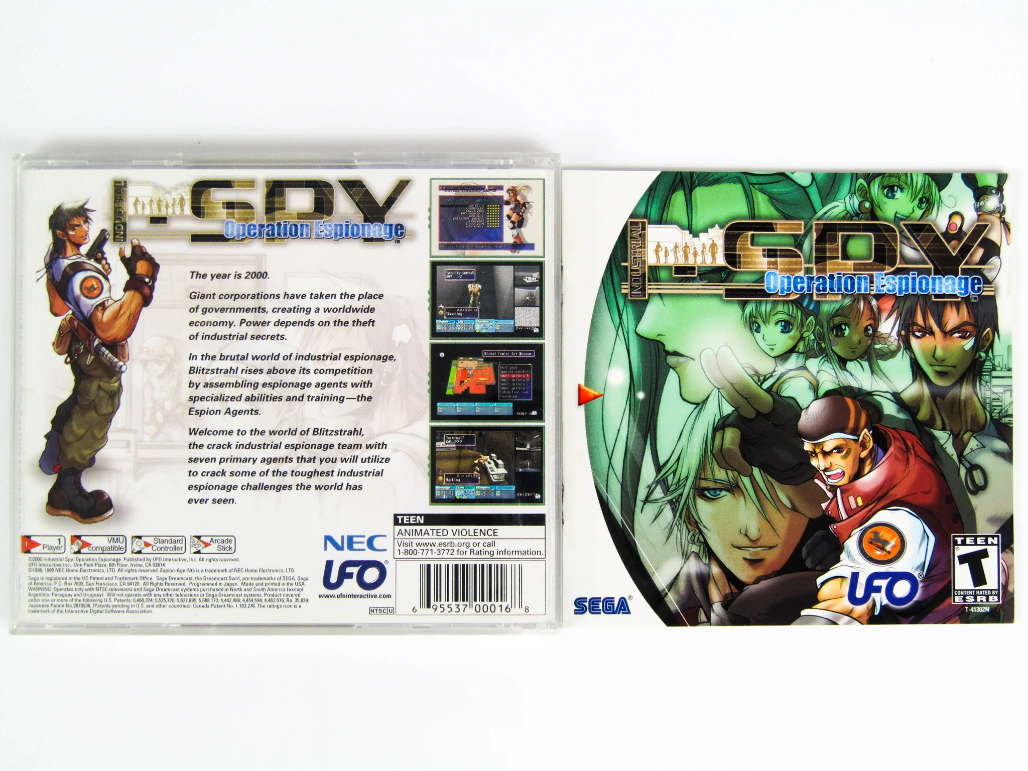 Industrial Spy Operation Espionage (Sega Dreamcast) - Image 2