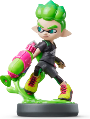 Inkling Boy - Neon Green - Splatoon Series (Amiibo)