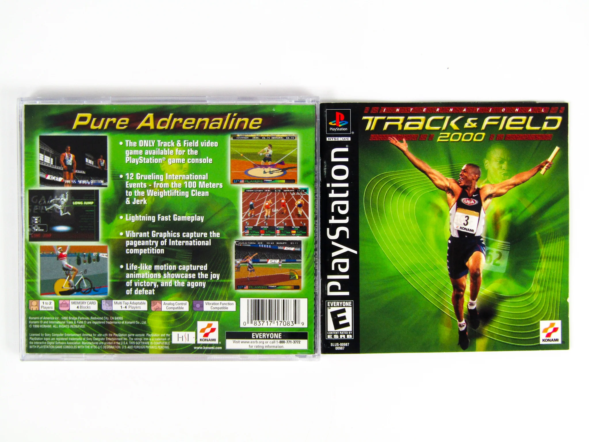 International Track And Field 2000 (PlayStation / PS1) - Image 2