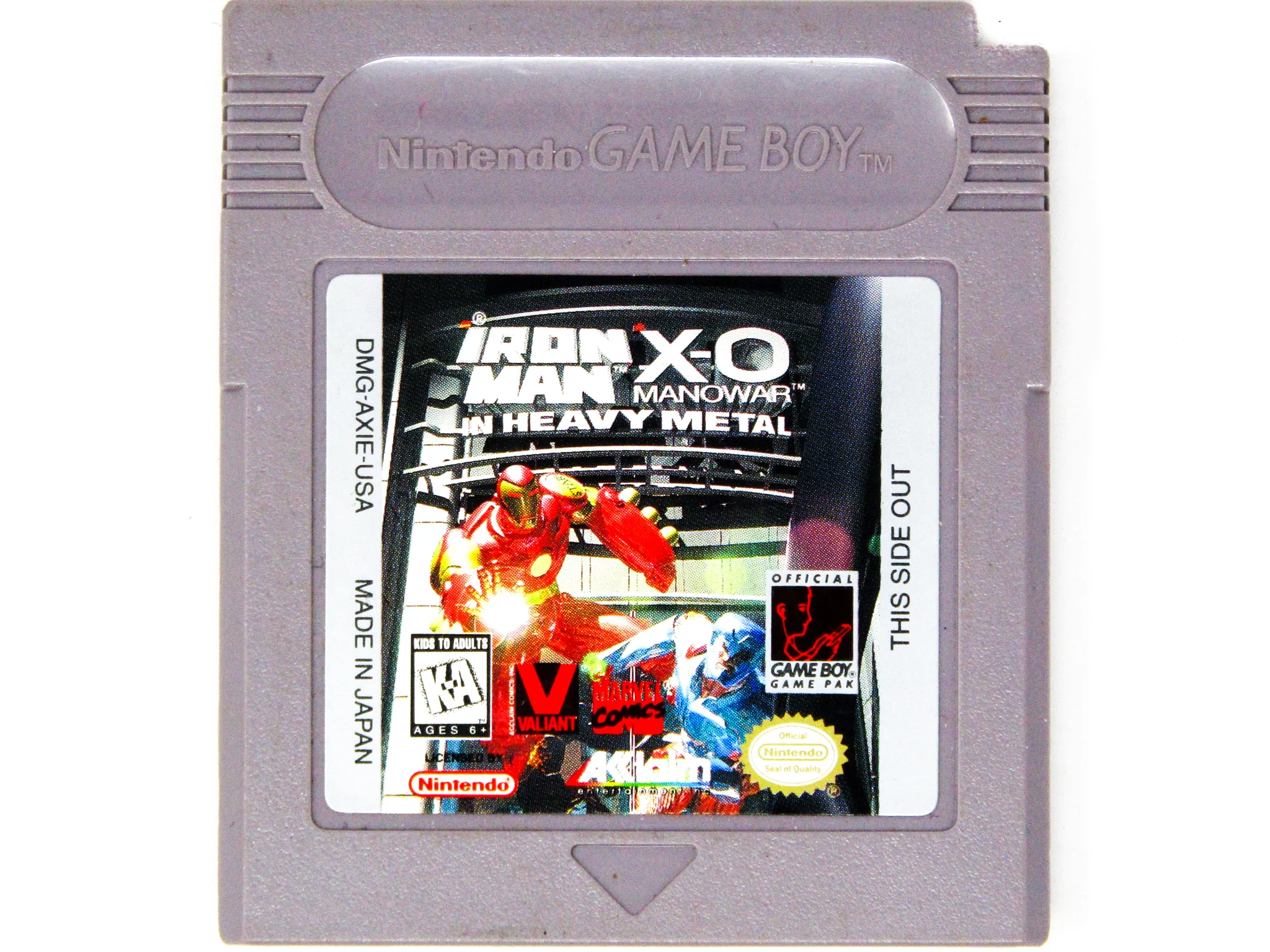 Iron Man X-O Manowar In Heavy Metal (Nintendo Game Boy)