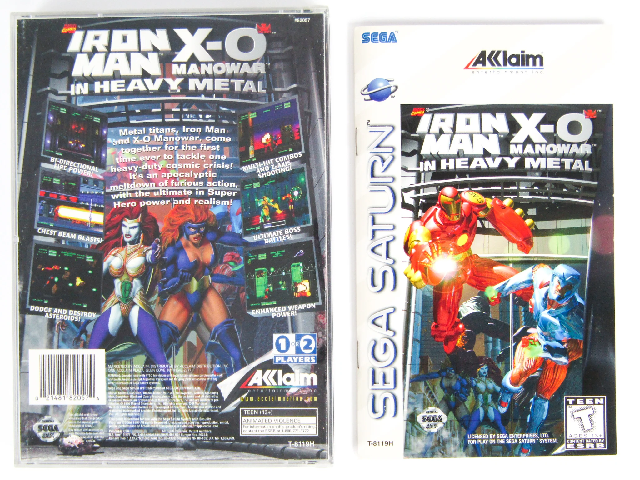 Iron Man X-O Manowar in Heavy Metal (Sega Saturn) - Image 2