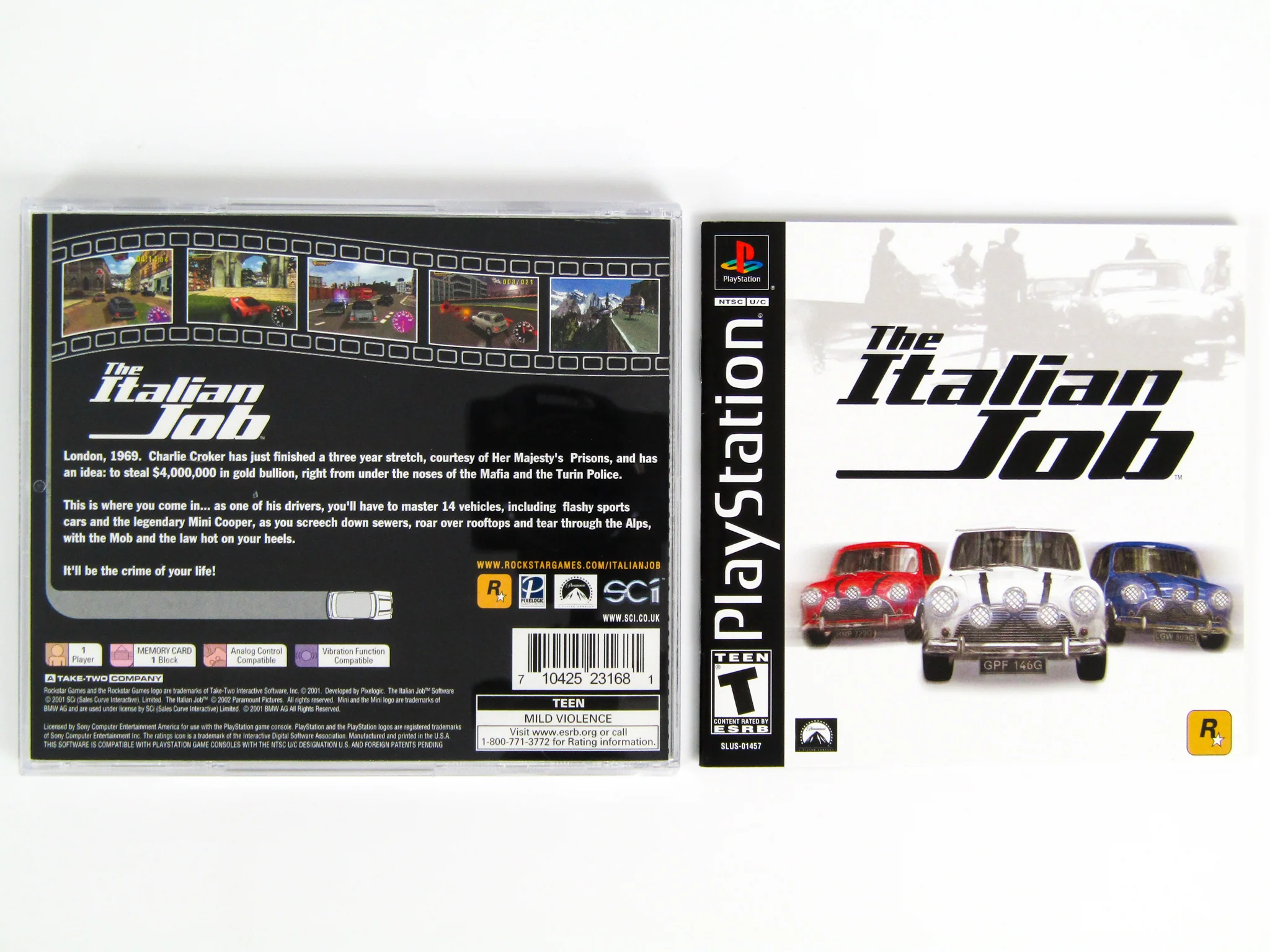 Italian Job (PlayStation / PS1) - Image 2